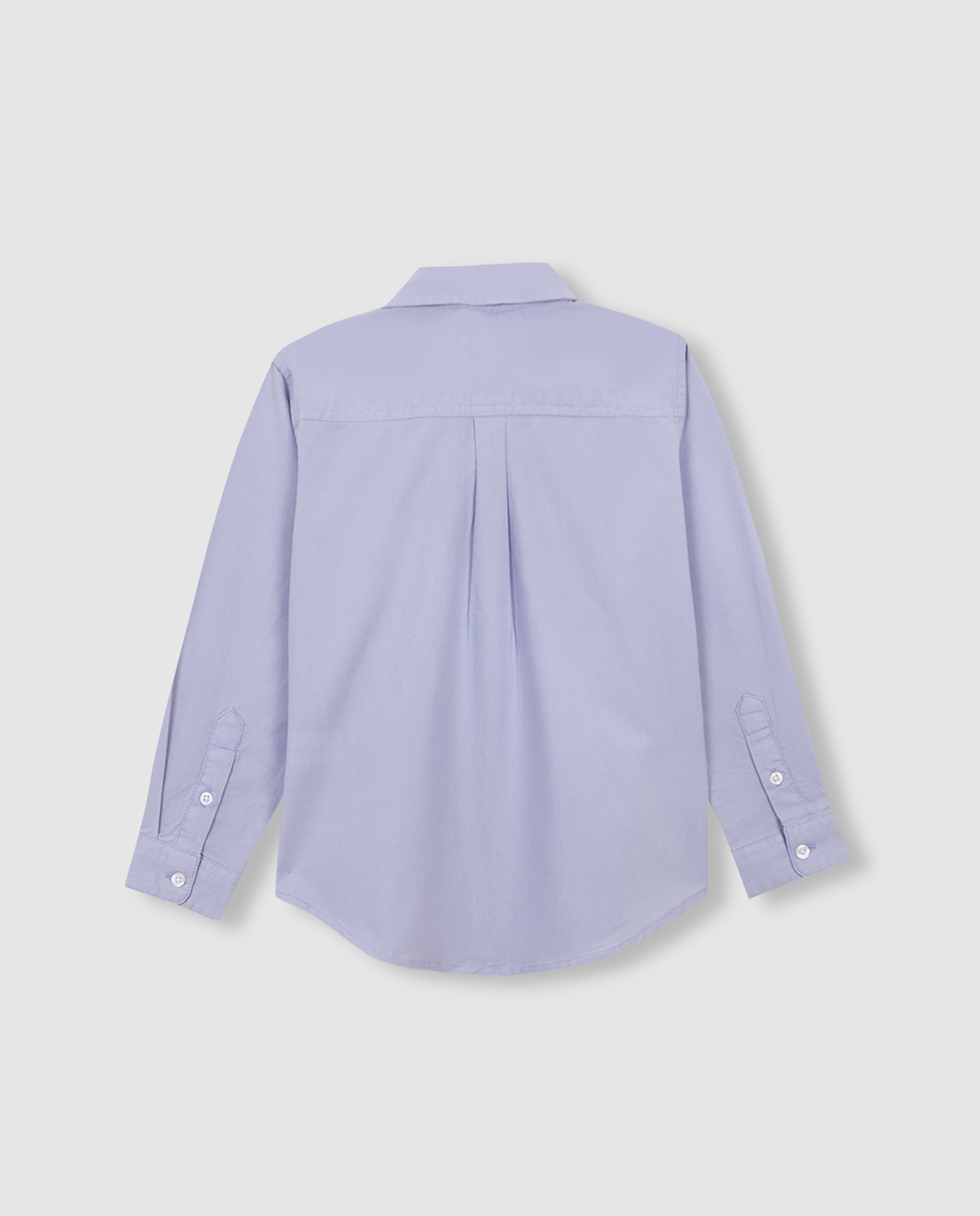 Camisa de niño de tejido oxford - Gocco - Azul claro Azul claro-3