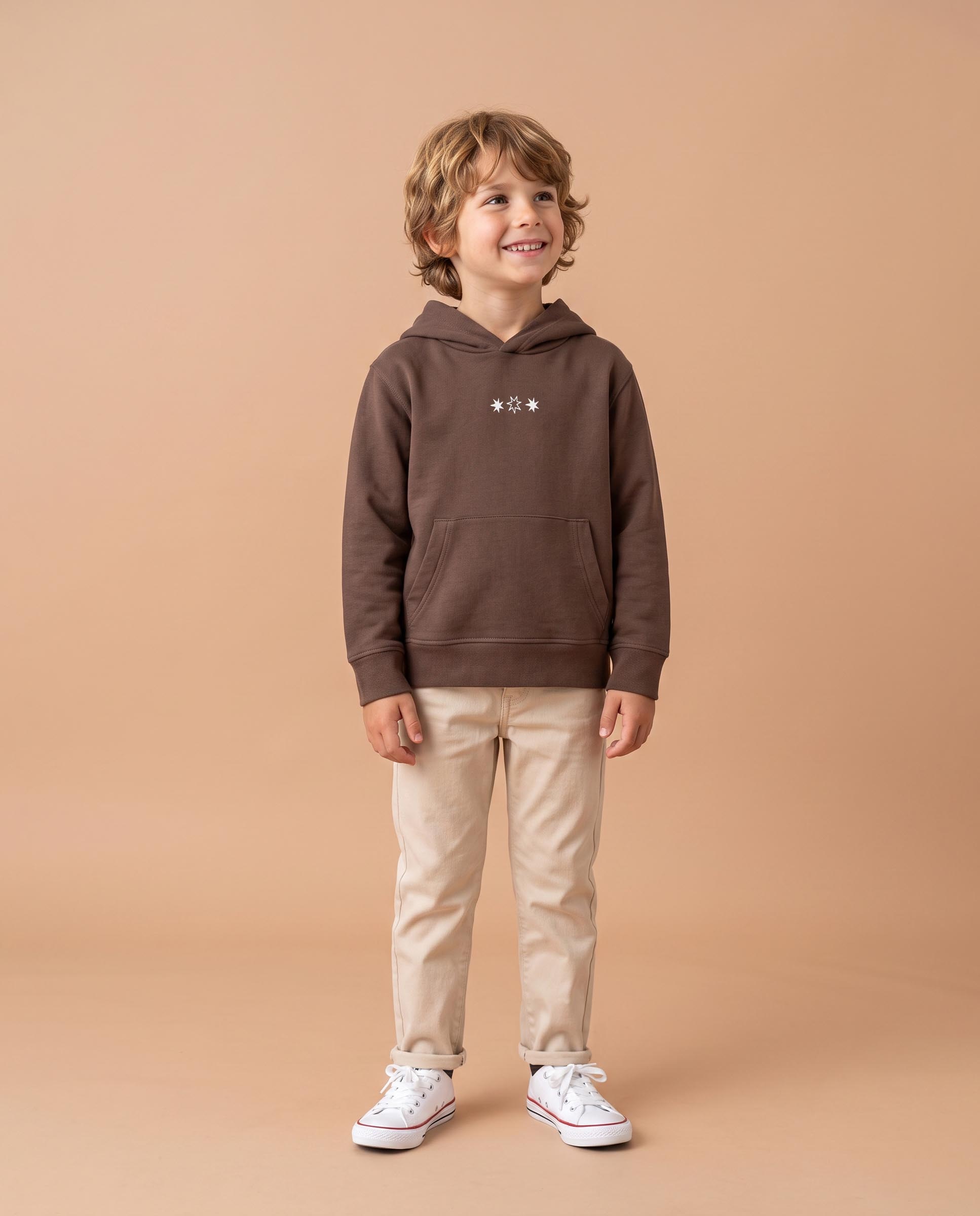Imagen 3 de Sudadera oversize de niño con capucha - Gocco - Gris Gris