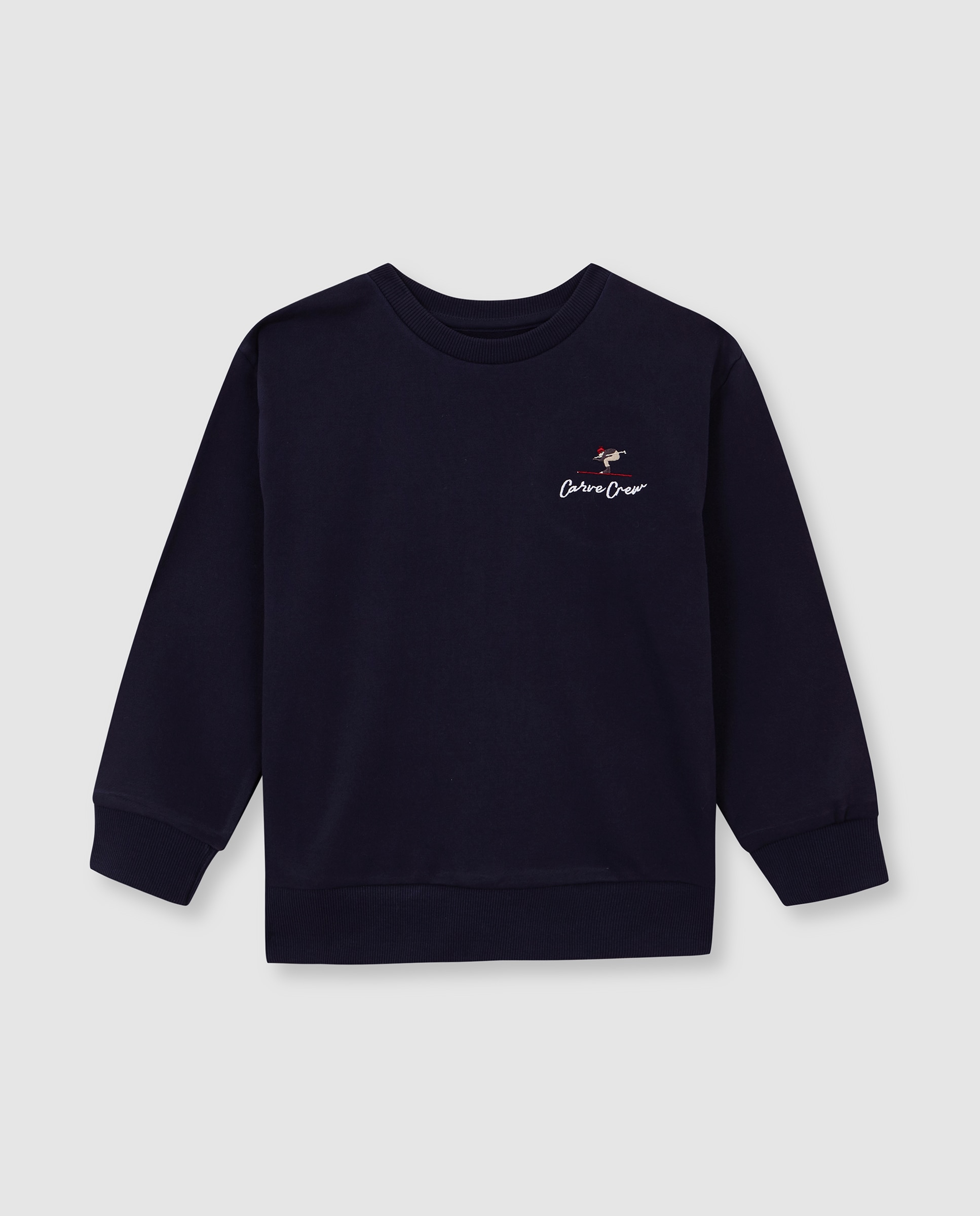 Imagen 1 de Sudadera de niño con print de esquiadores Azul marino