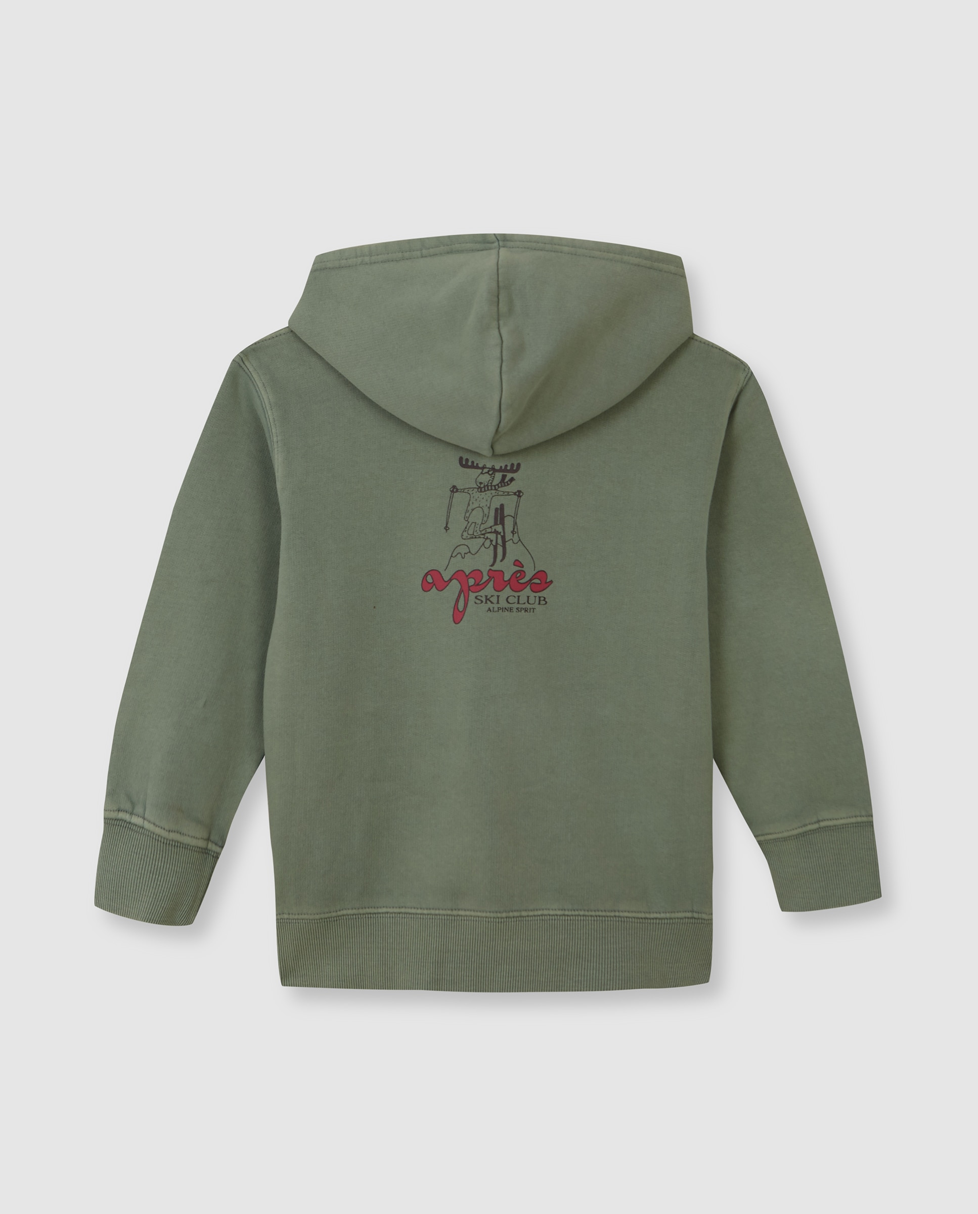 Imagen 5 de Sudadera de niño con print après-ski - Gocco - Verde claro Verde claro