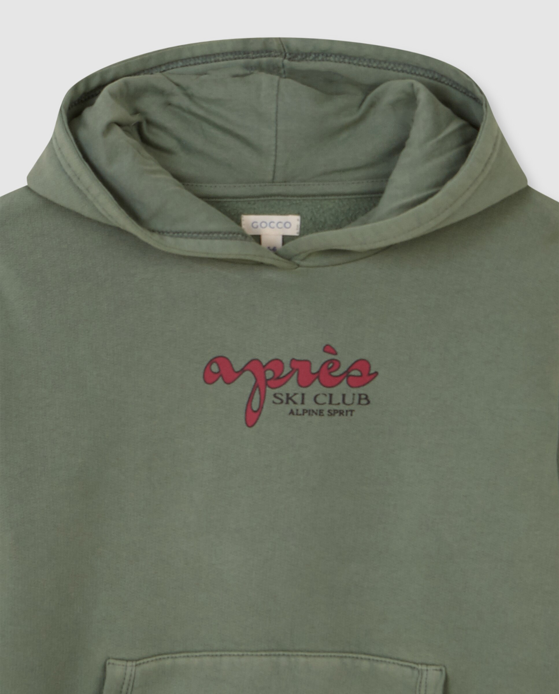 Imagen 4 de Sudadera de niño con print après-ski - Gocco - Verde claro Verde claro