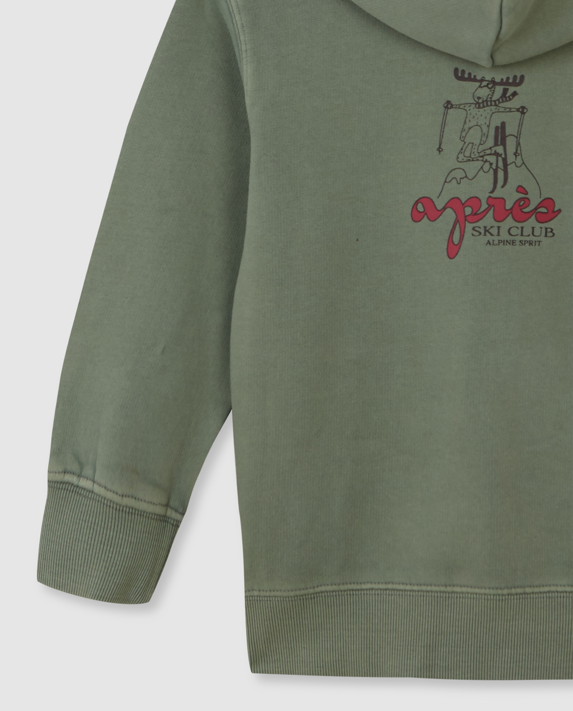 Imagen 6 de Sudadera de niño con print après-ski - Gocco - Verde claro Verde claro