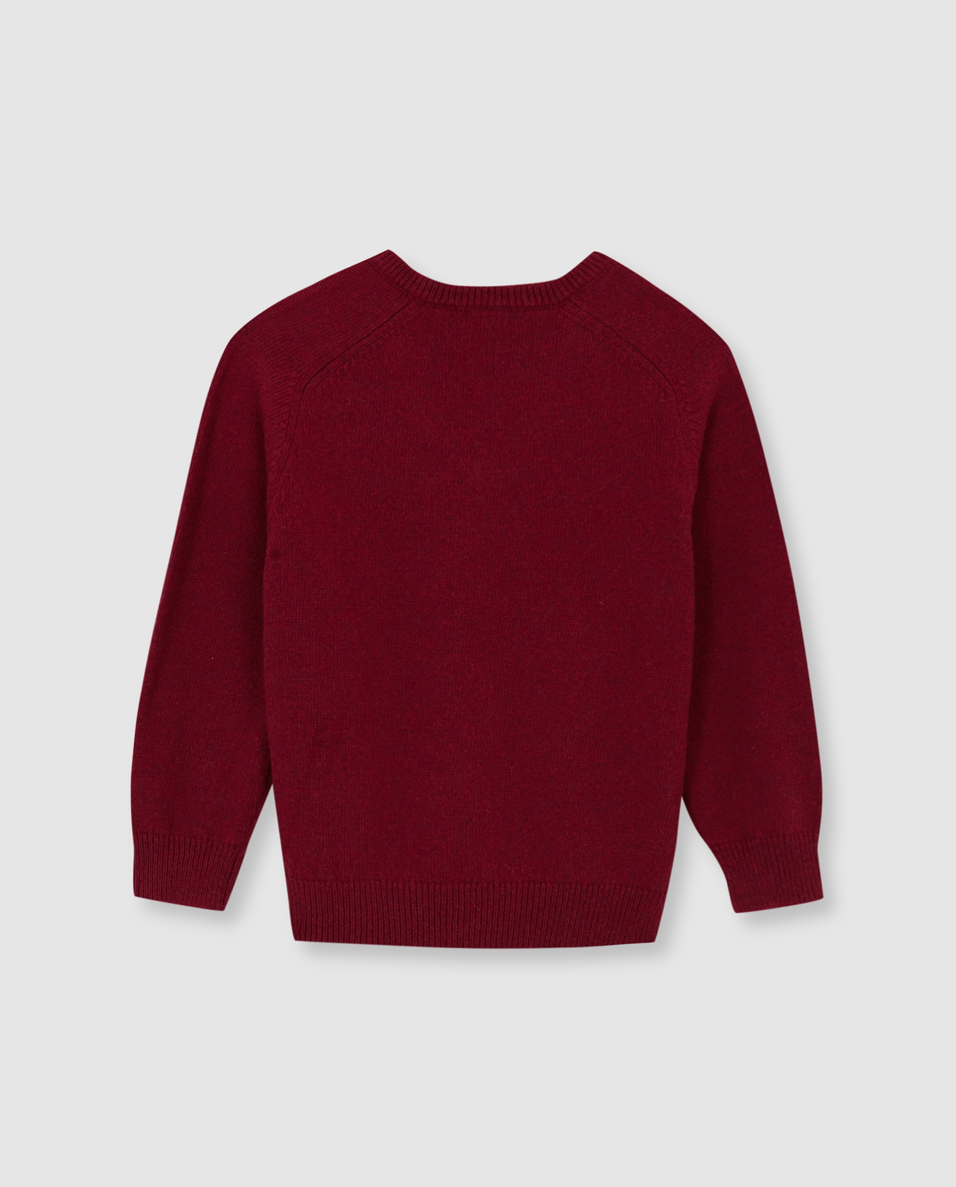 Imagen 2 de Jersey de niño con cuello pico y canalé - Gocco - Rosa Rosa