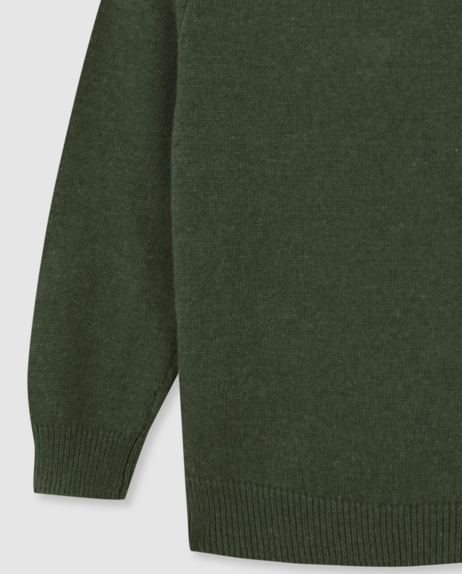 Imagen 6 de Jersey de niño con cuello pico y canalé - Gocco - Verde claro Verde claro