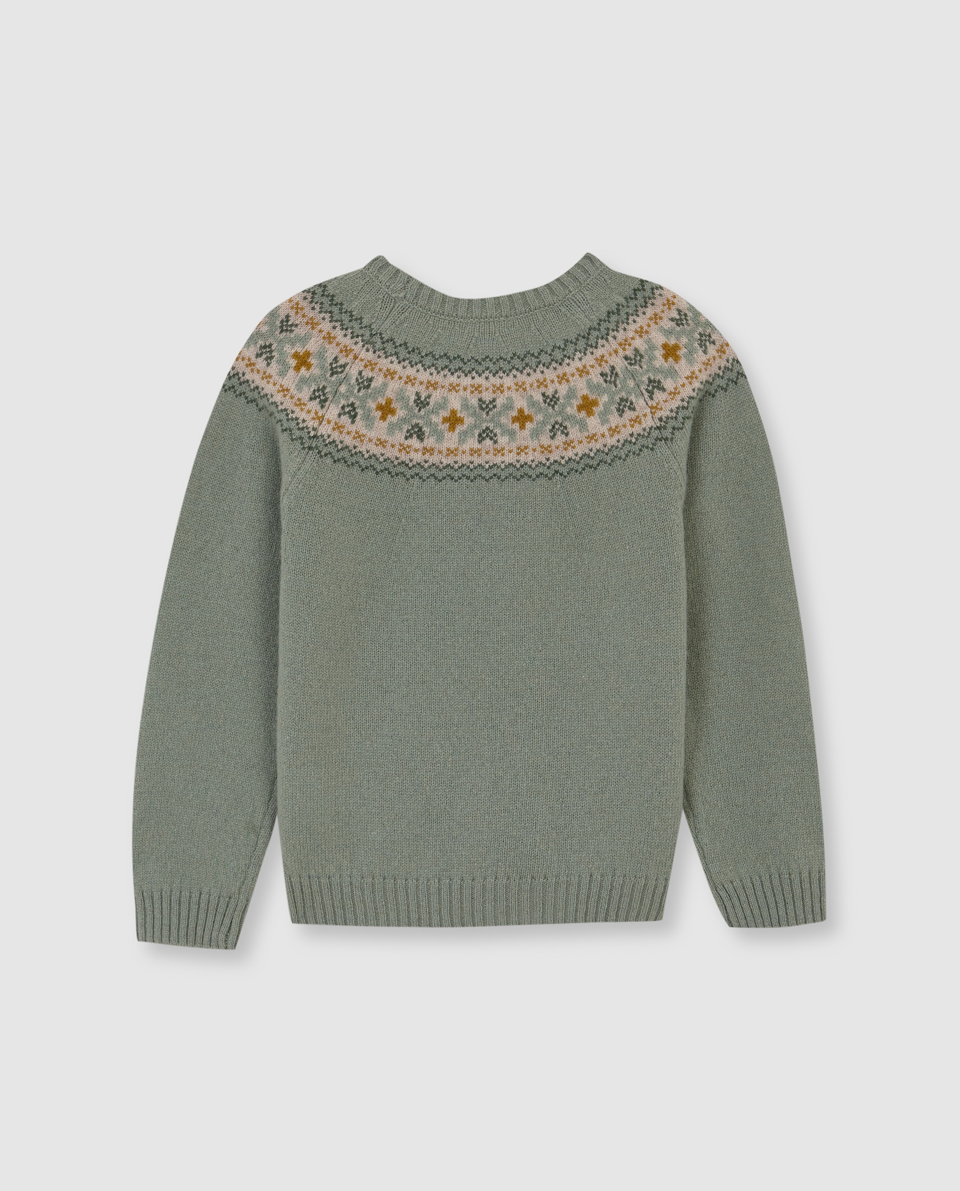 Imagen 5 de Jersey de niño con greca en el cuello - Gocco - Verde Verde