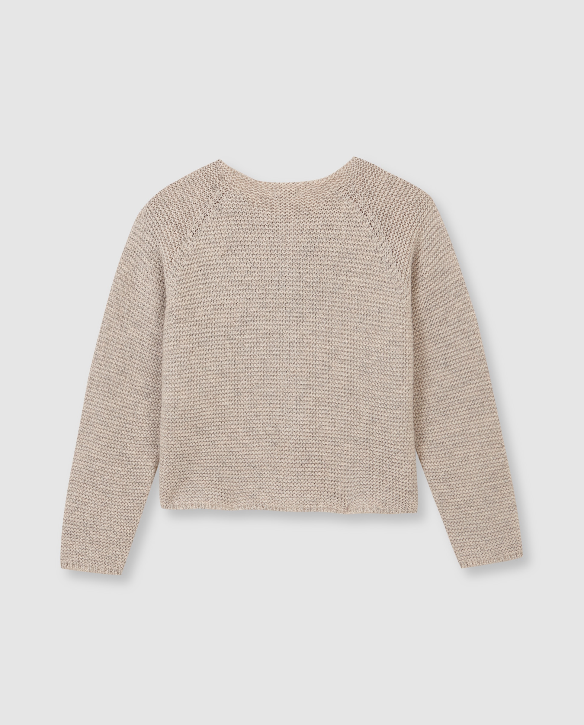 Imagen 3 de Chaqueta de niña de punto bobo con botones - Gocco - Piedra Piedra