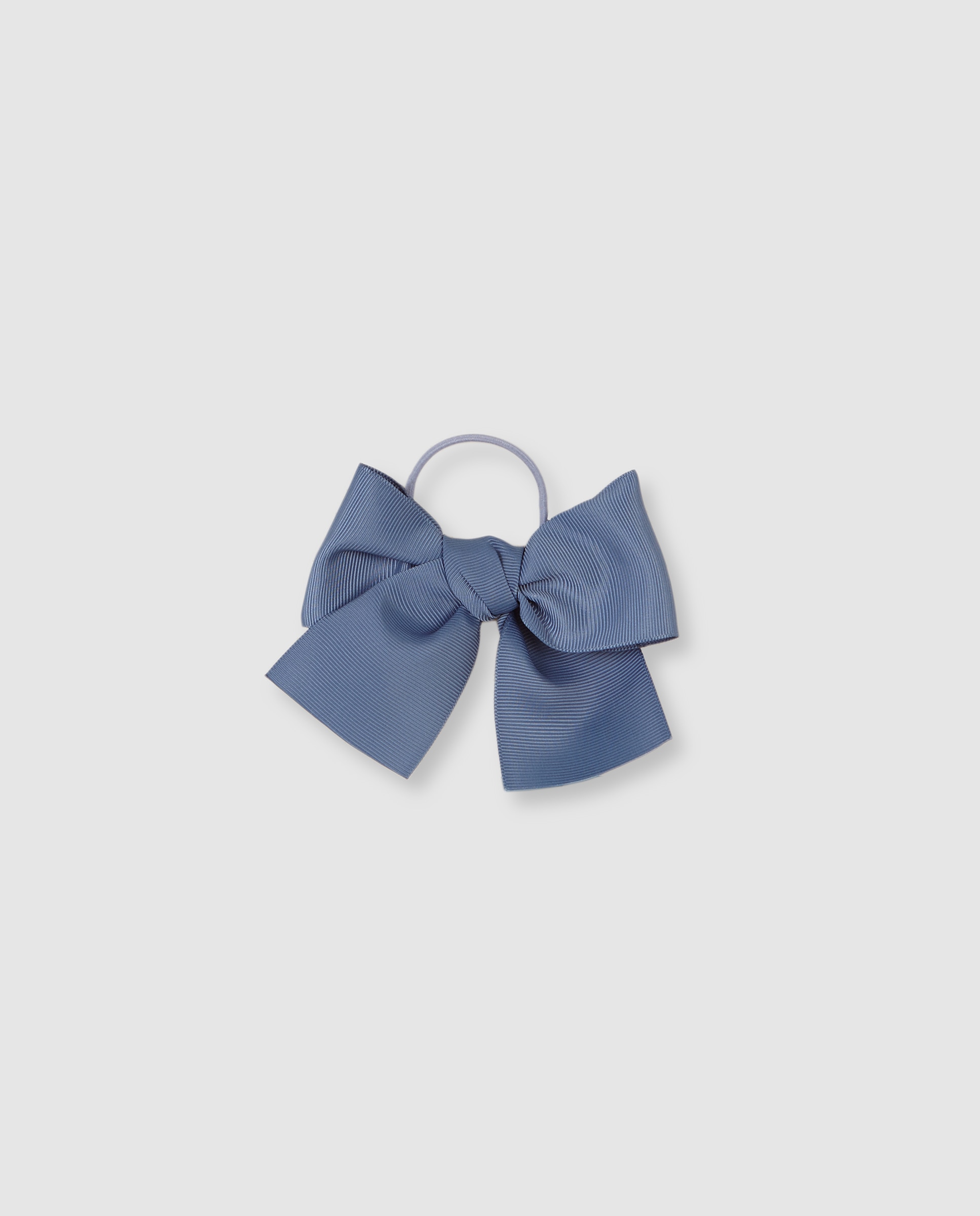 Lazo de niña de grosgrain con goma al tono - Gocco - Azul Azul-2