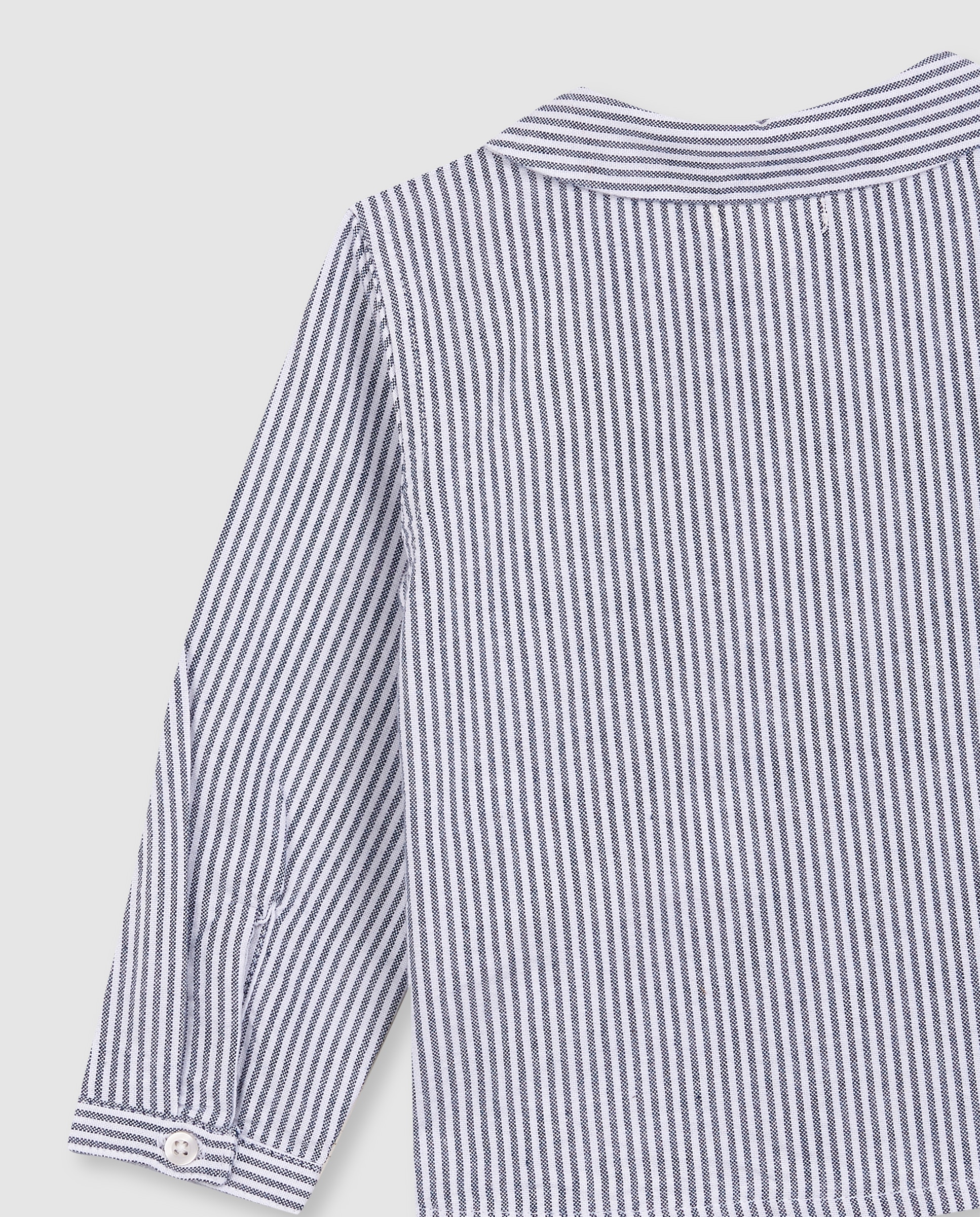 Imagen 6 de Camisa oxford de bebé de rayas - Gocco - Azul oscuro Azul oscuro