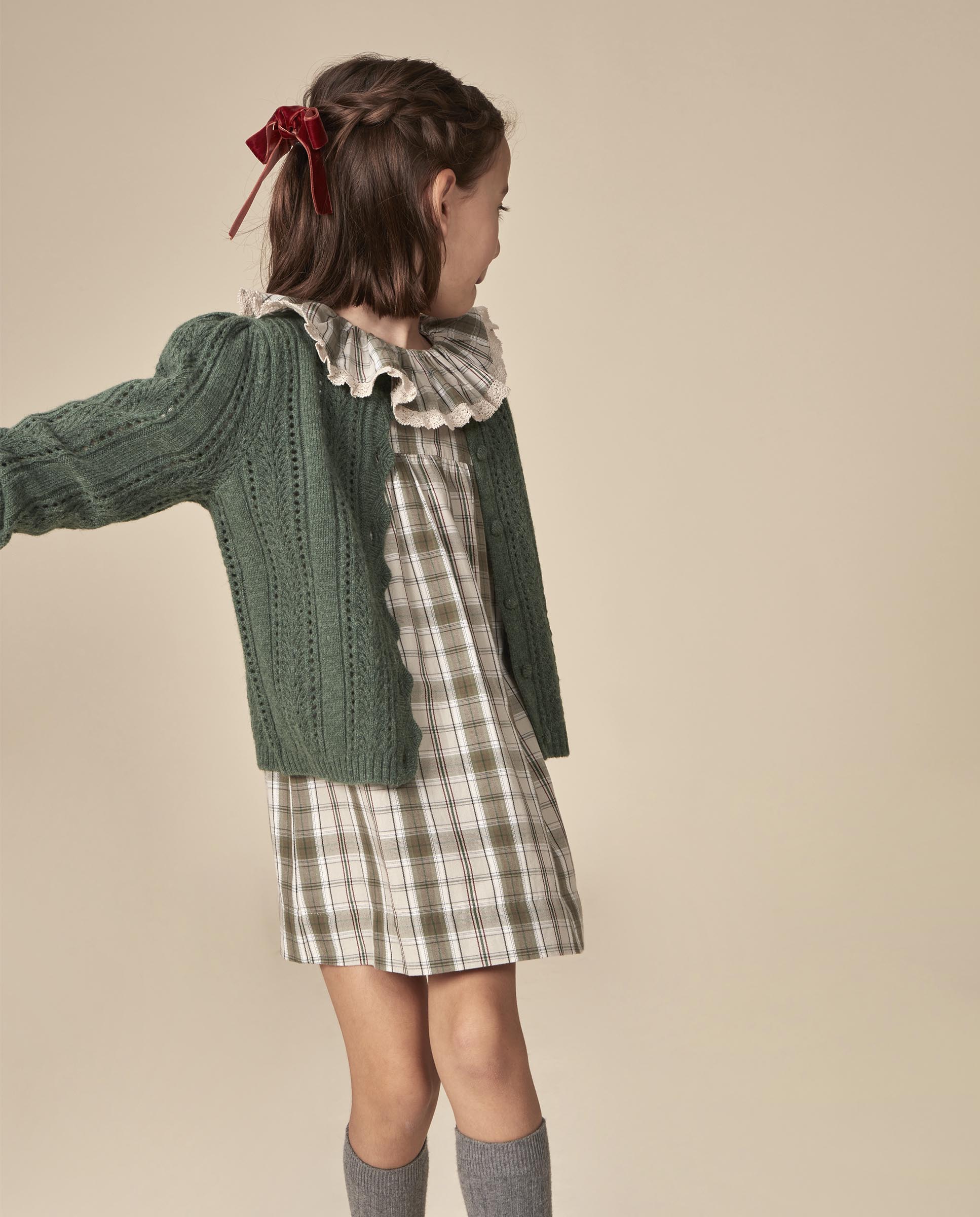 Imagen 2 de Vestido de niña de cuadros escoceses - Gocco - Piedra Piedra