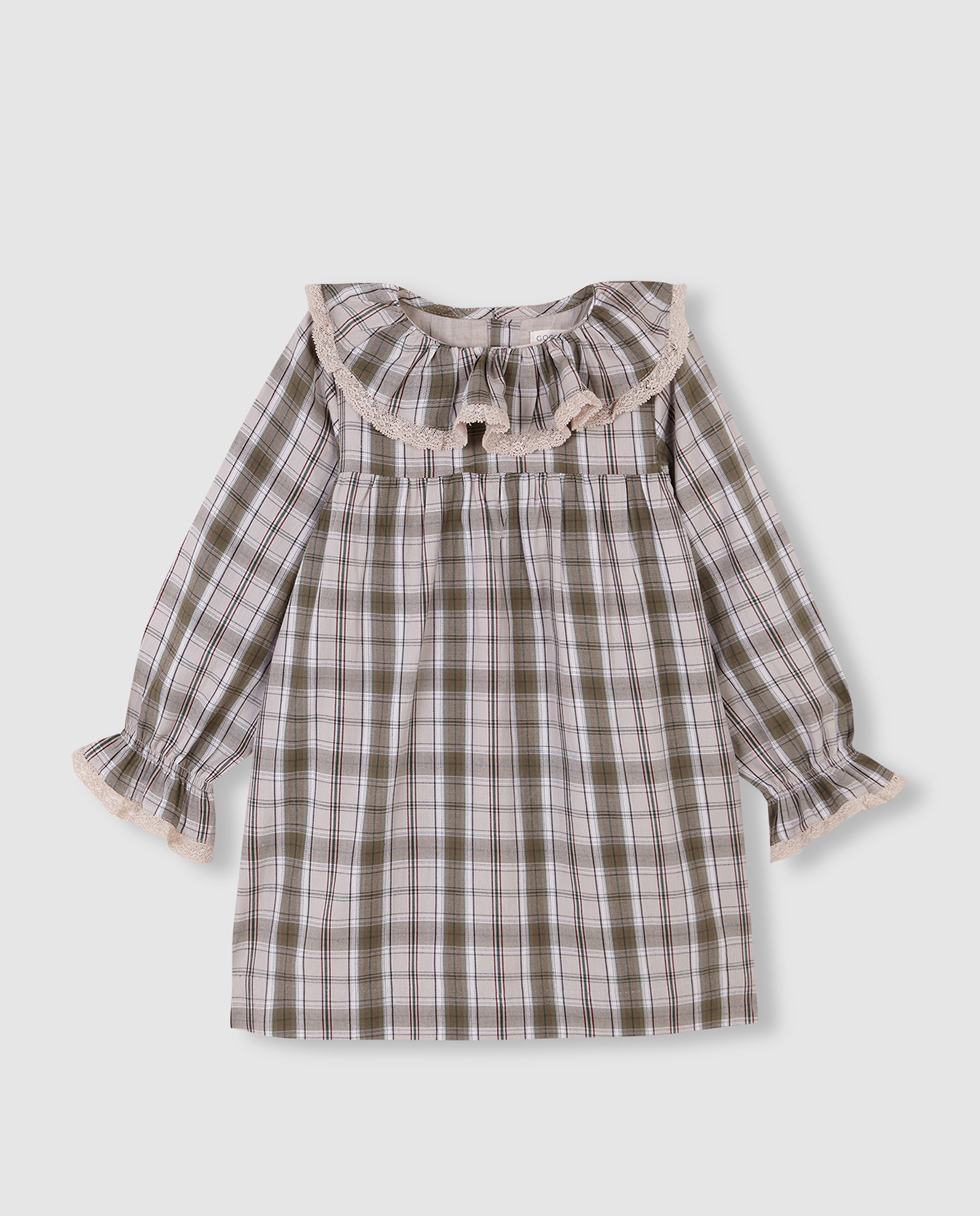 Imagen 4 de Vestido de niña de cuadros escoceses - Gocco - Piedra Piedra