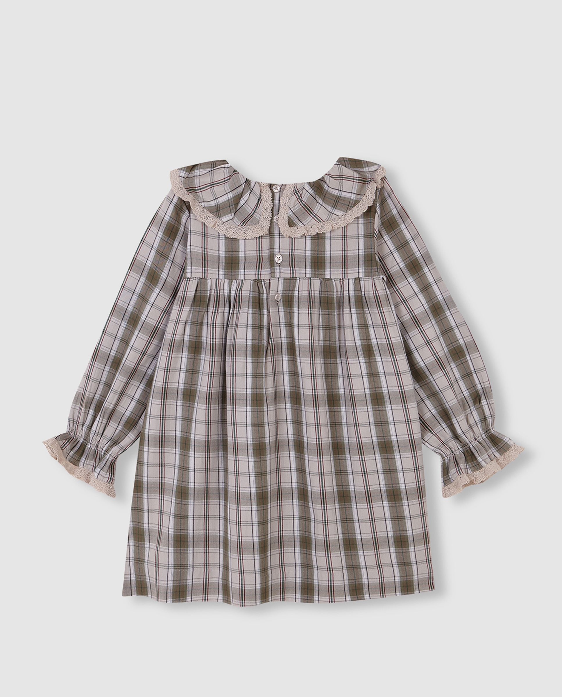 Imagen 5 de Vestido de niña de cuadros escoceses - Gocco - Piedra Piedra