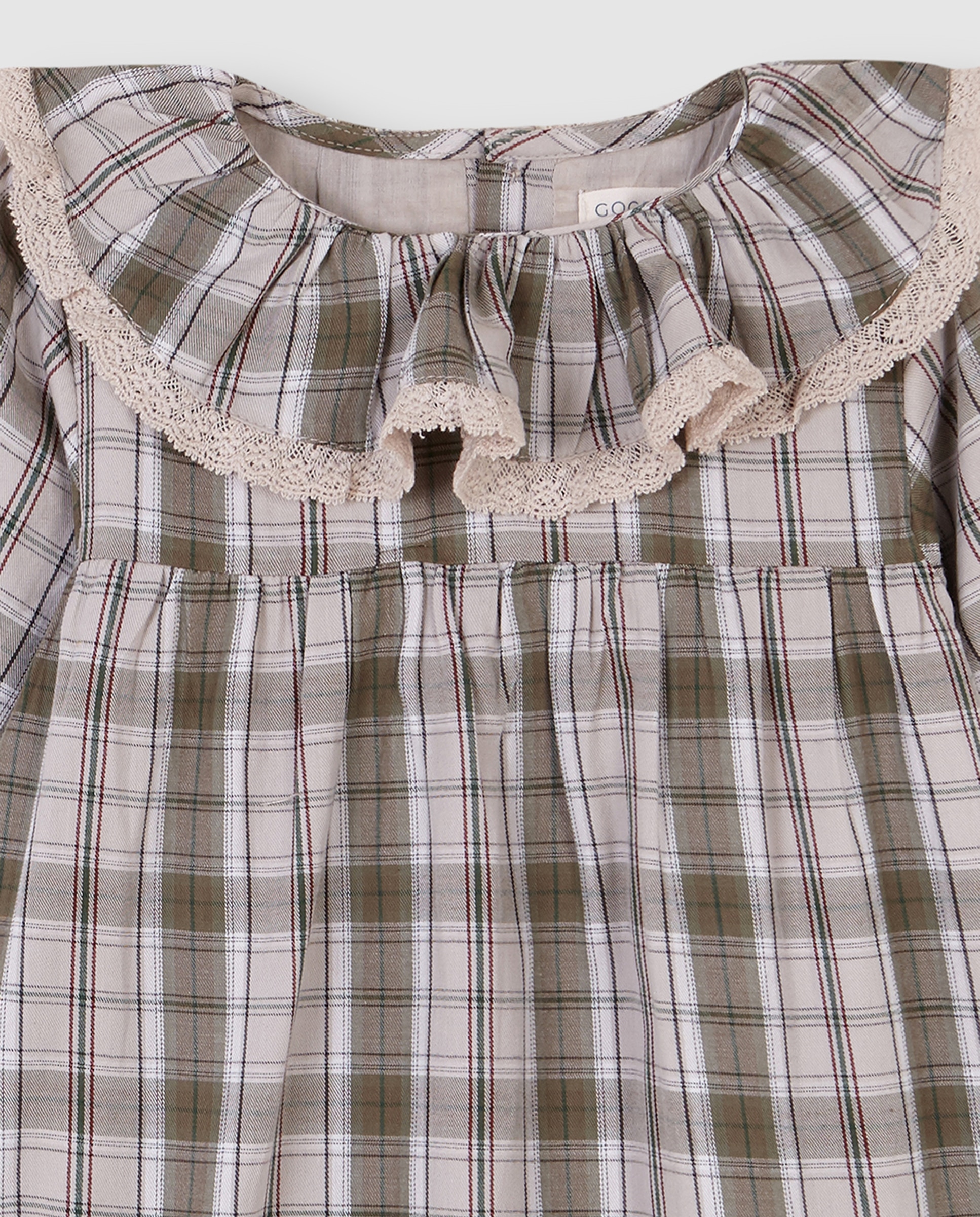 Imagen 6 de Vestido de niña de cuadros escoceses - Gocco - Piedra Piedra