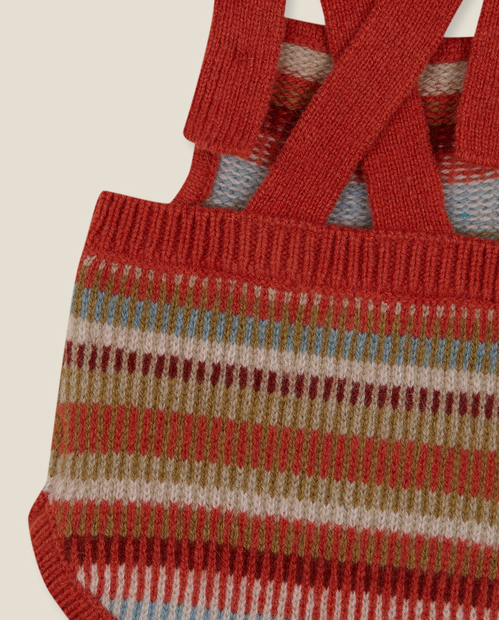 Pantalón corto de bebé con tirantes de punto jacquard - Gocco - Naranja Naranja-5