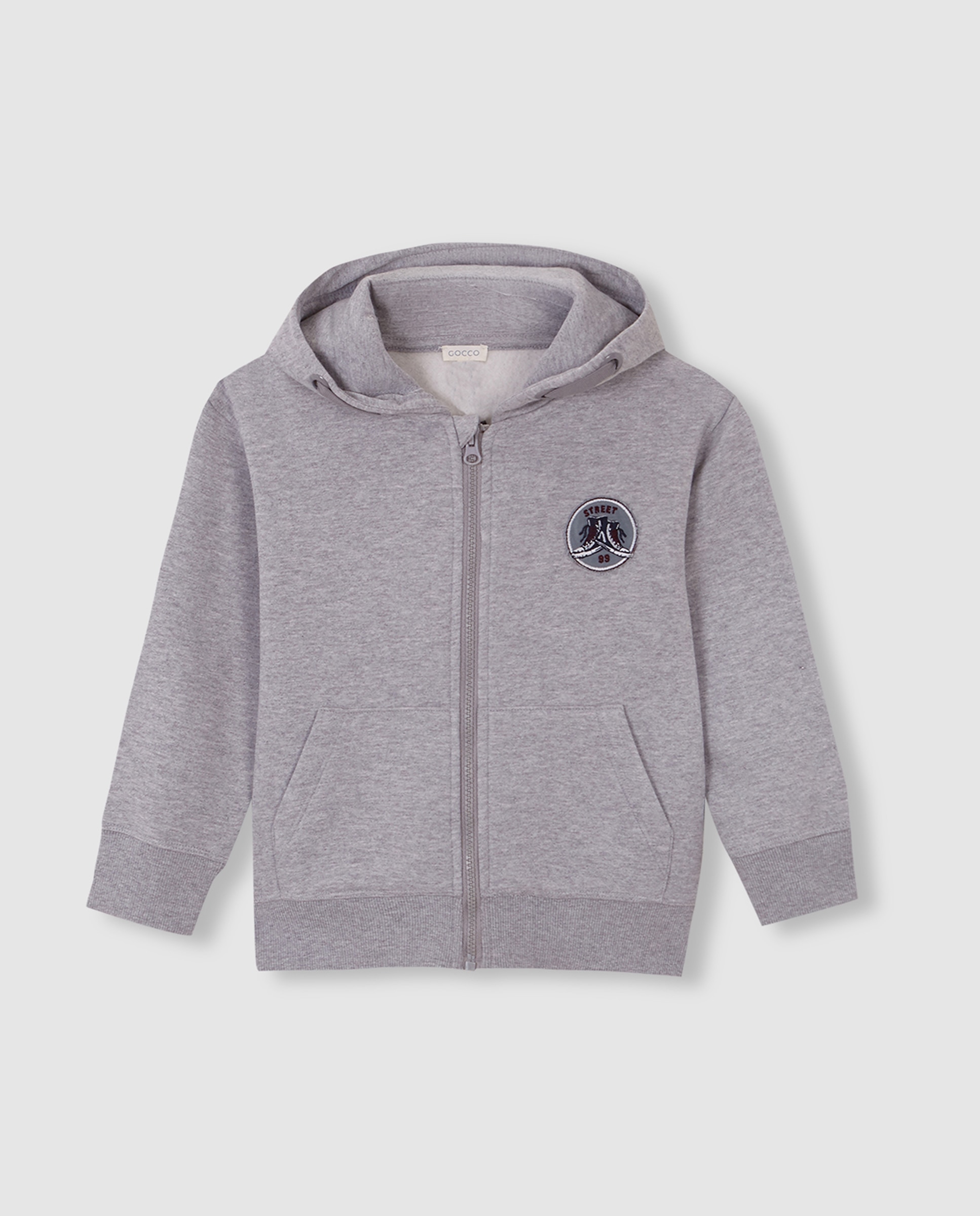 Imagen 1 de Sudadera de niño con cremallera Gris