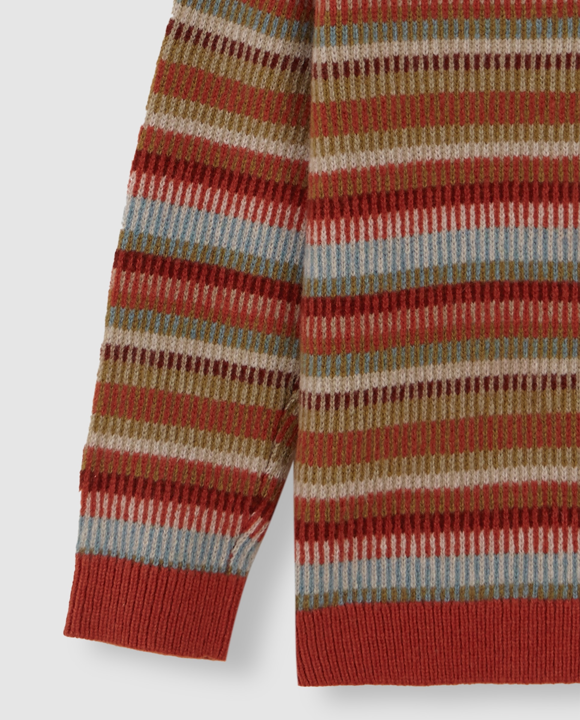 Imagen 6 de Jersey de niño con jacquard y canalé - Gocco - Naranja Naranja