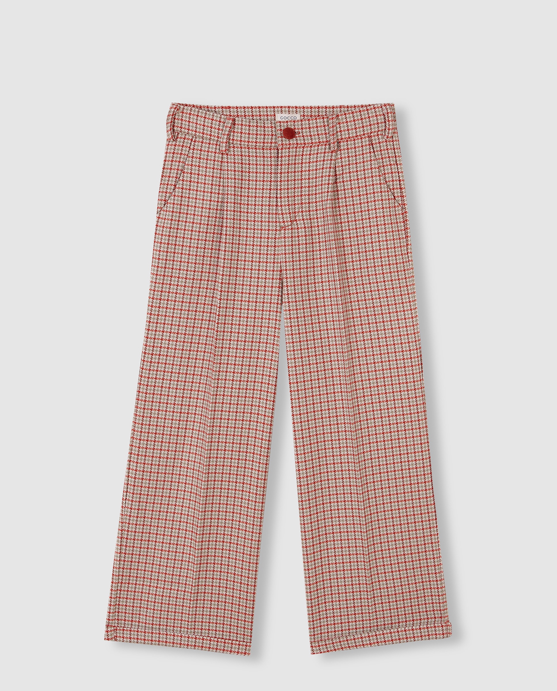 Pantalón de niña de pata de gallo - Gocco - Topo Topo-1