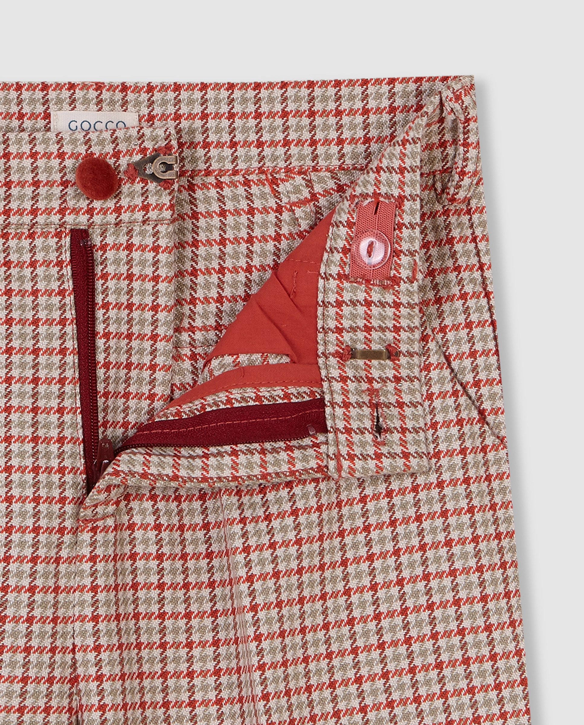 Pantalón de niña de pata de gallo - Gocco - Topo Topo-2