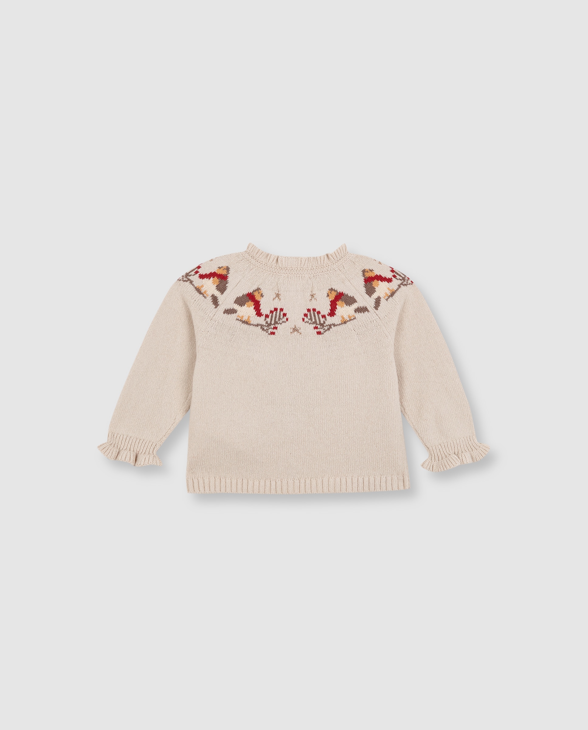 Chaqueta de navidad de bebé con volantes - Gocco - Piedra Piedra-3