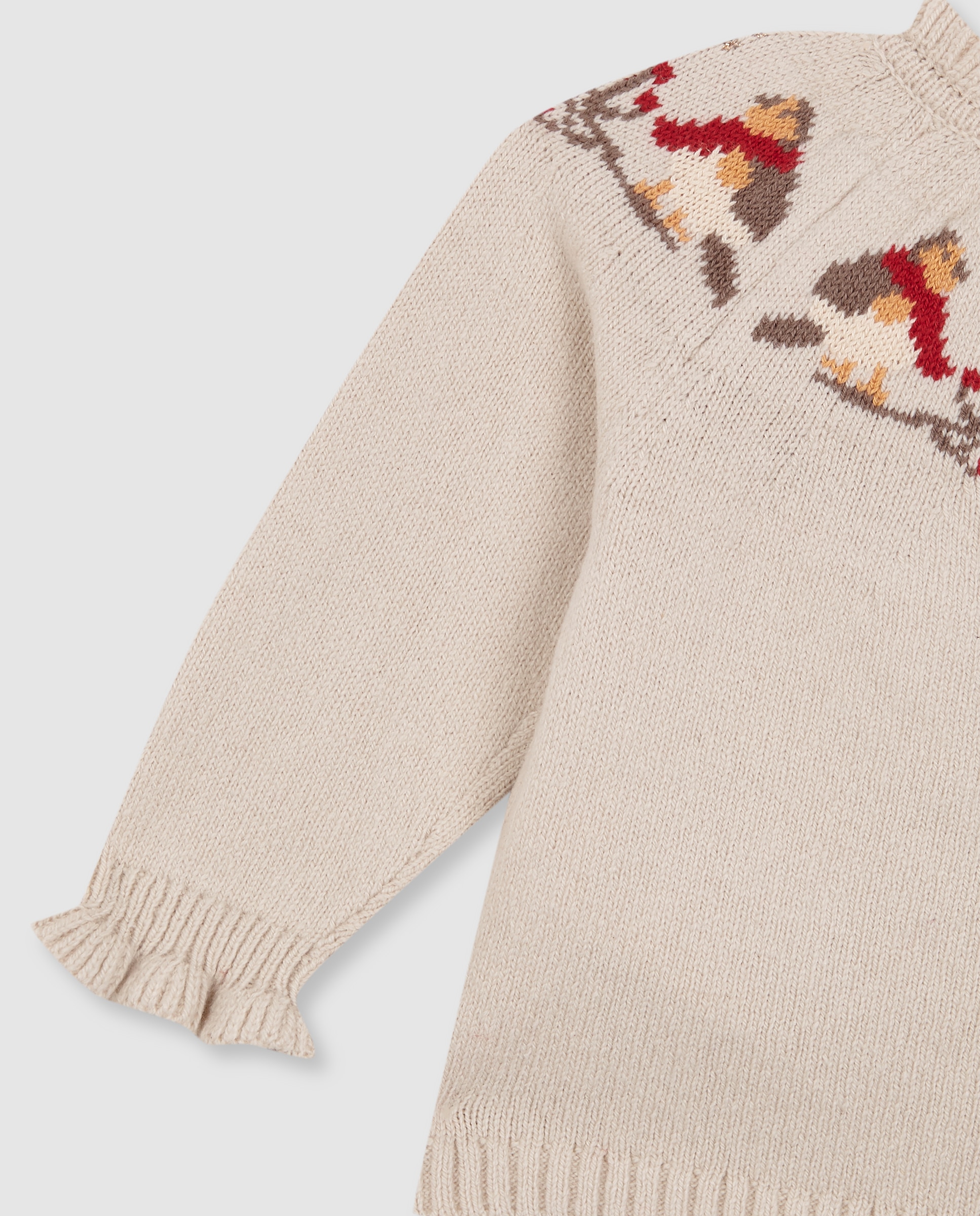 Chaqueta de navidad de bebé con volantes - Gocco - Piedra Piedra-4