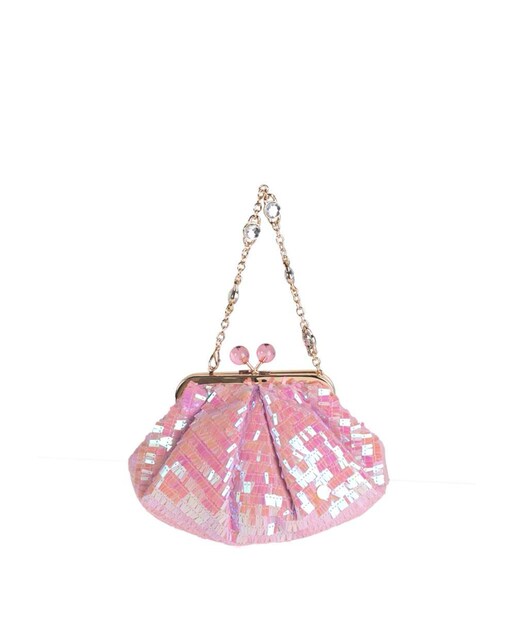Imagen 0 de Bolso de fiesta en lentejuelas con efecto brillo líquido y tamaño pequeño