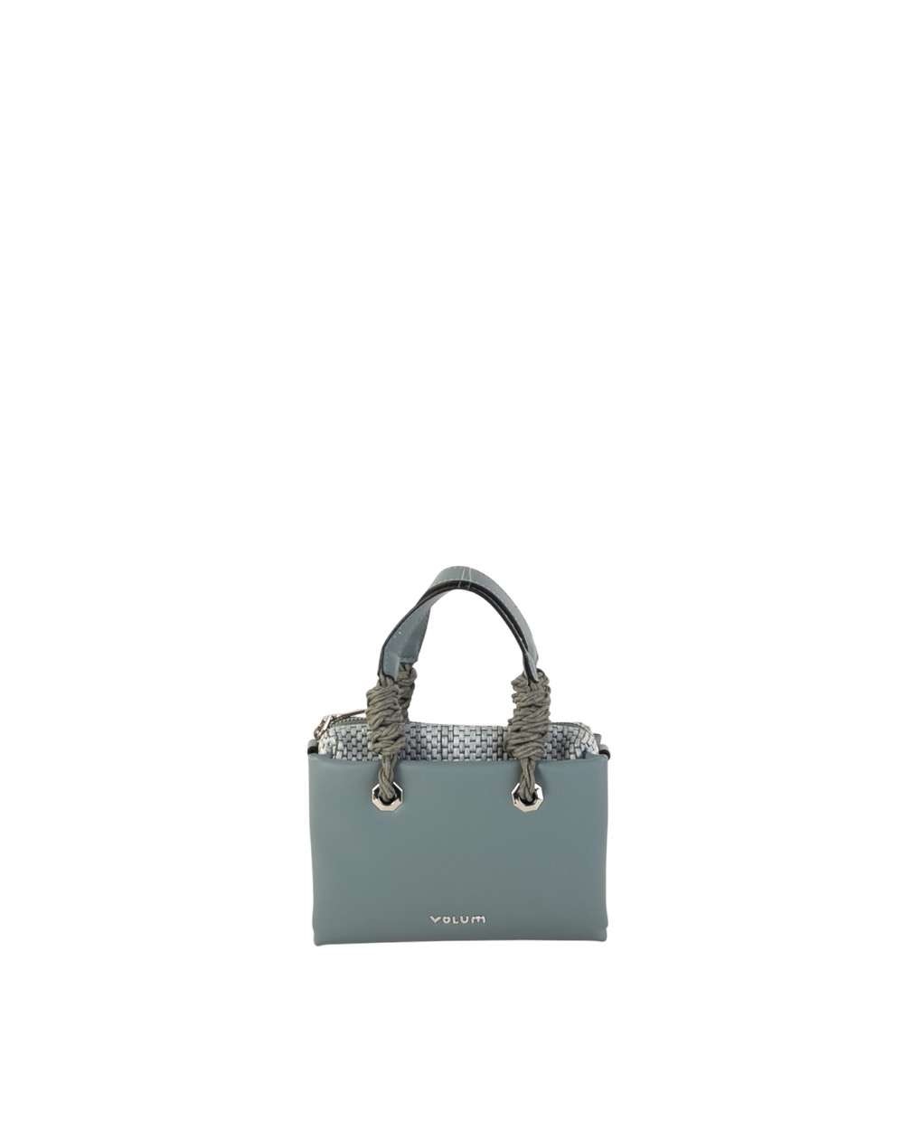 Imagen 0 de Bolso bandolera con cierre cremallera tamaño pequeño Azul denim