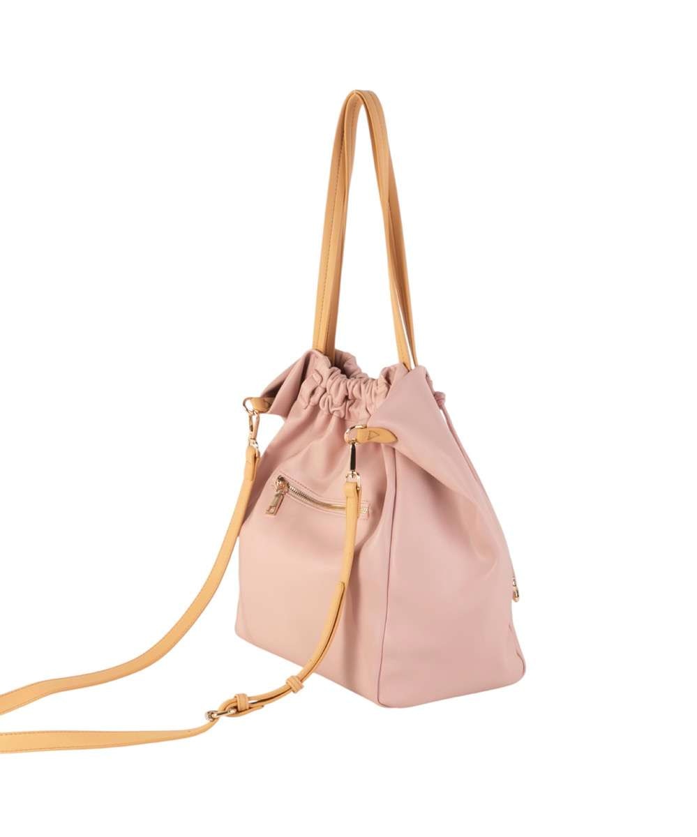 Bolso de hombro con cierre iman tamaño grande - Volum - Nude Nude-2