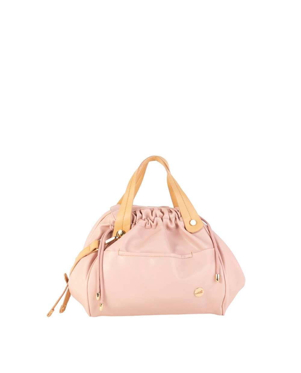 Bolso de mano con cierre cremallera tamaño medio - Volum - Nude Nude-1
