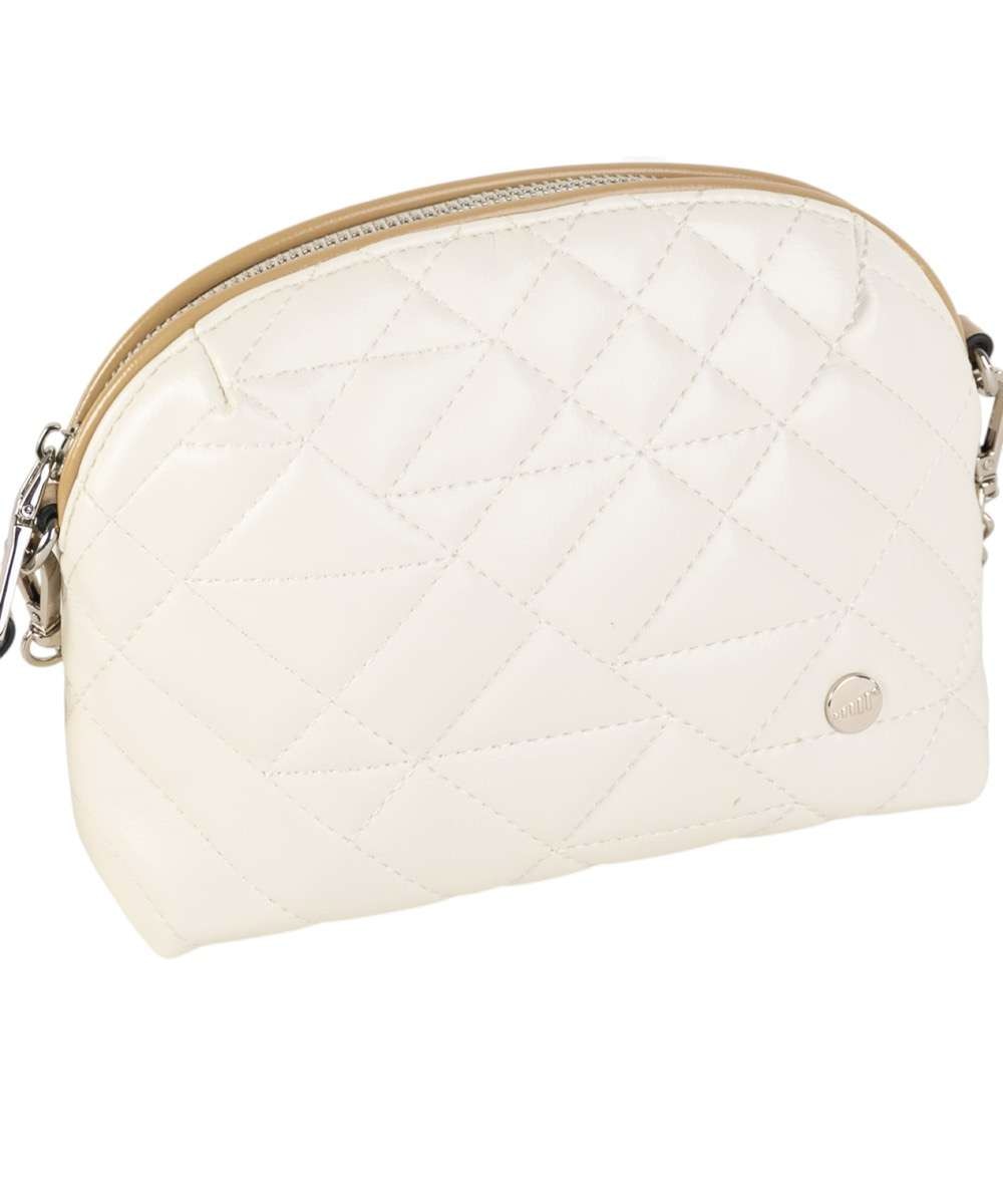 Bolso bandolera con cierre cremallera tamaño pequeño - Volum - Beige Beige-3