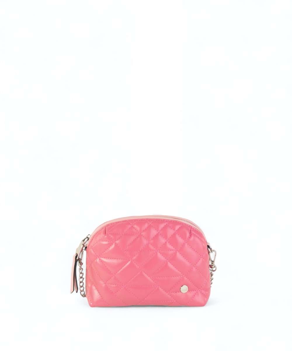 Bolso bandolera con cierre cremallera tamaño pequeño - Volum - Rosa Rosa-1