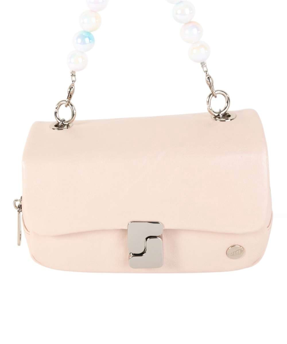 Bolso de mano con cierre solapa tamaño pequeño - Volum - Nude Nude-3
