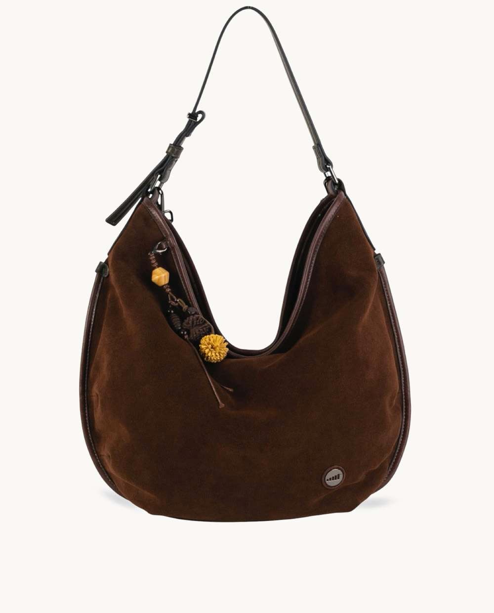 Bolso boho urban piel - Volum - Marrón Marrón-1