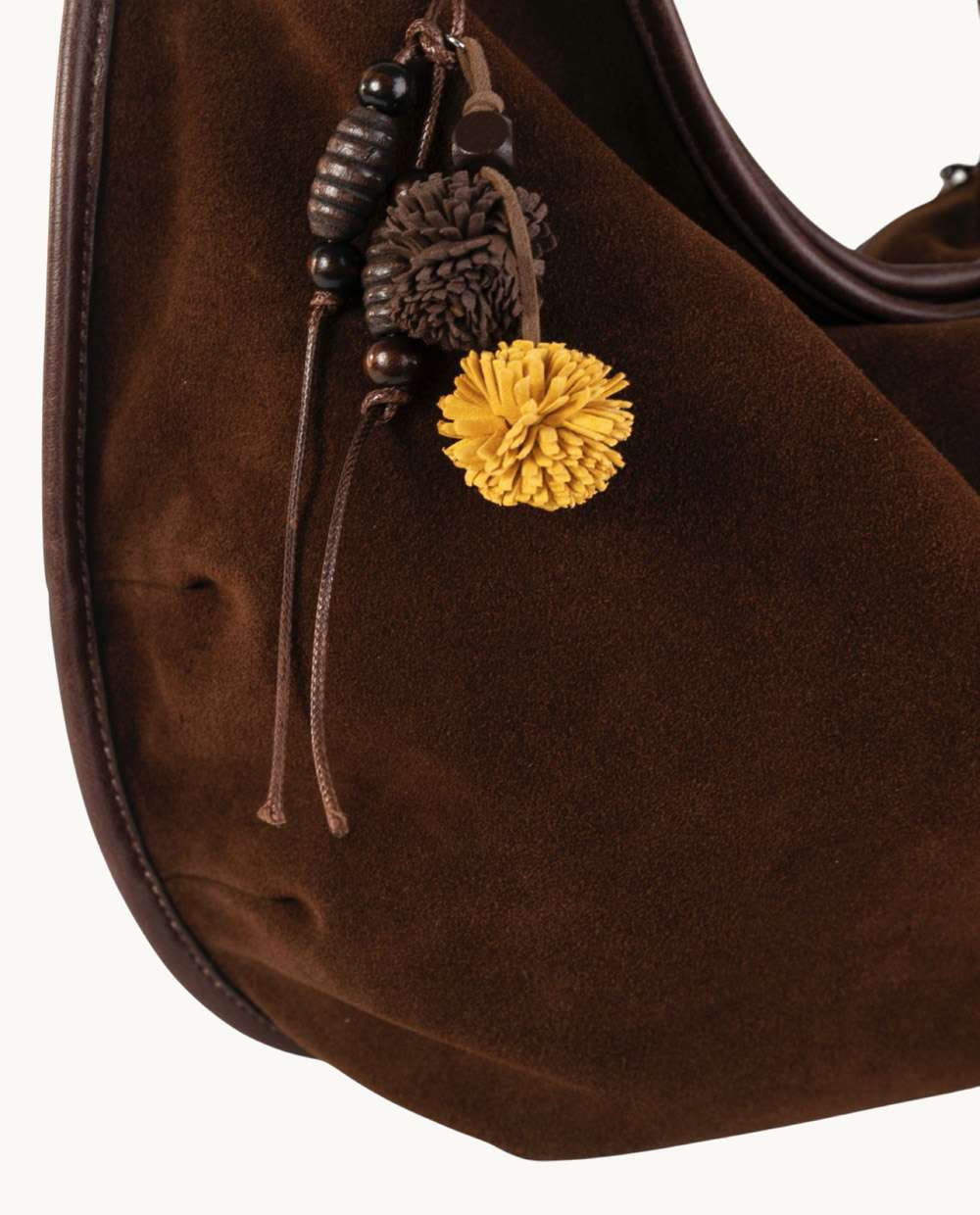 Bolso boho urban piel - Volum - Marrón Marrón-3