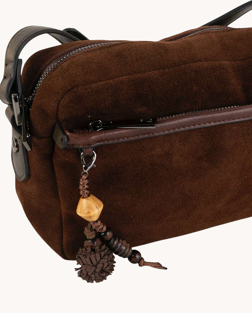 Bolso bandolera urban piel - Volum - Marrón Marrón-3