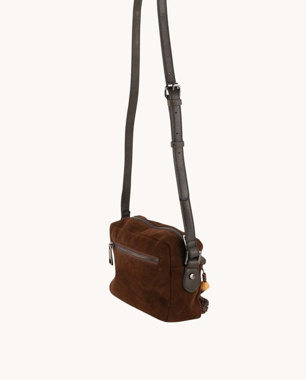 Bolso bandolera urban piel - Volum - Marrón Marrón-4
