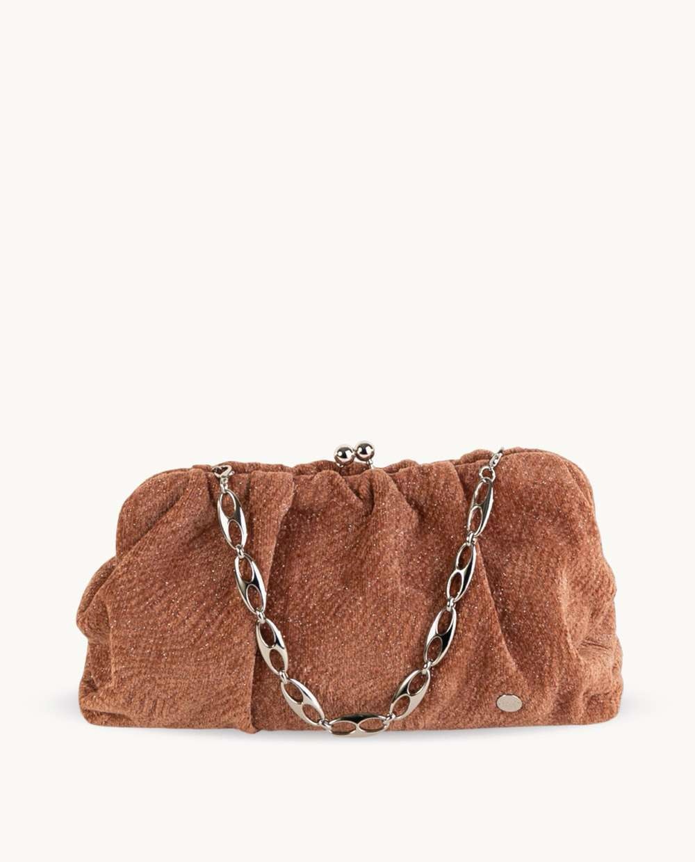 Imagen 0 de Bolso fiesta clutch Teja
