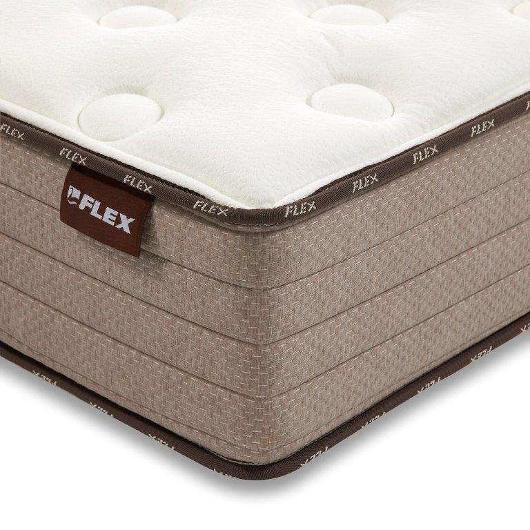 Imagen 2 de Colchón de muelles ensacados Vanguard Pocket Flex - Blanco Cama 150 x 200 cm Blanco