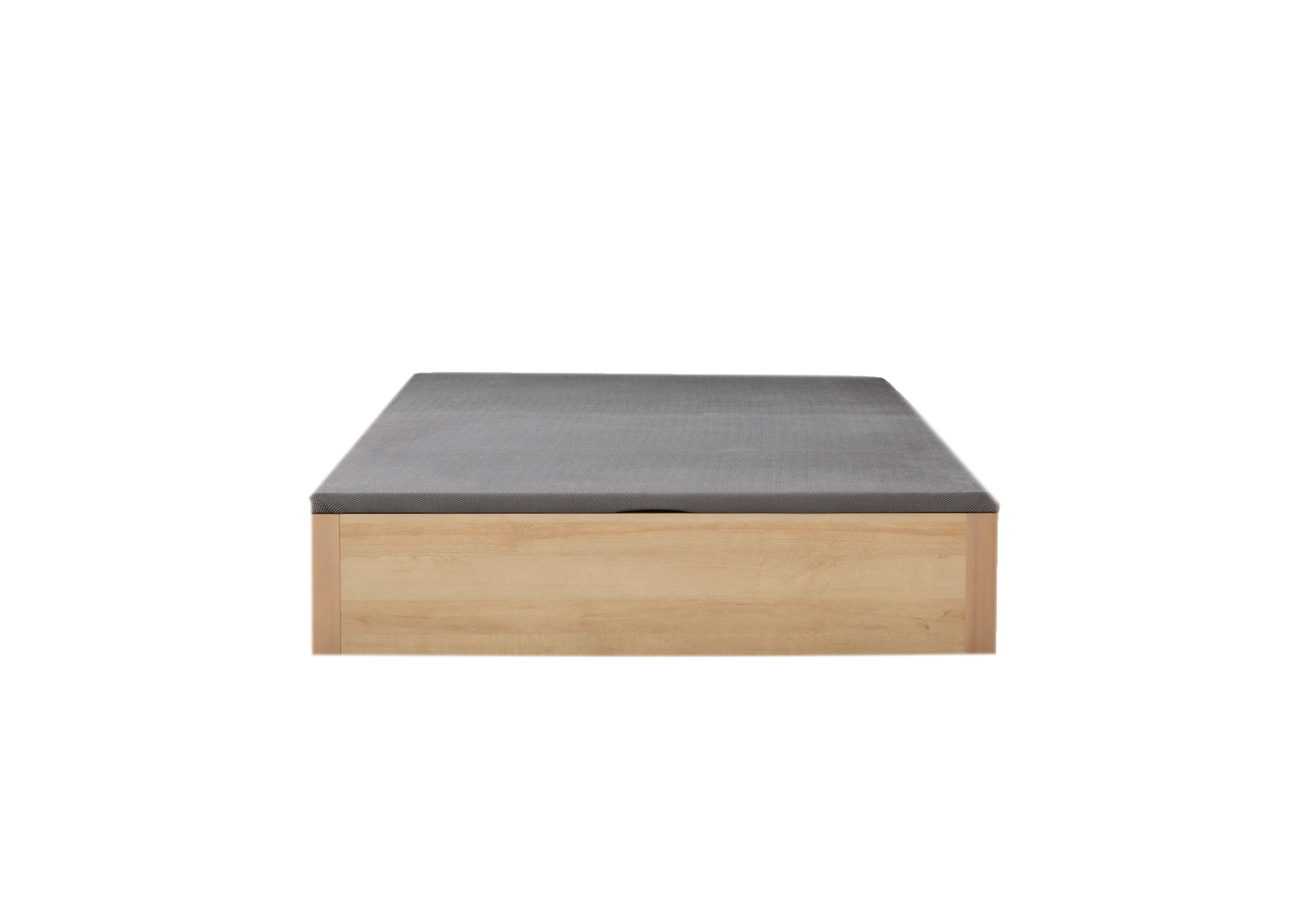 Canapé abatible de madera Marmota - Madera natural Cama 150 x 200 cm Madera natural-3