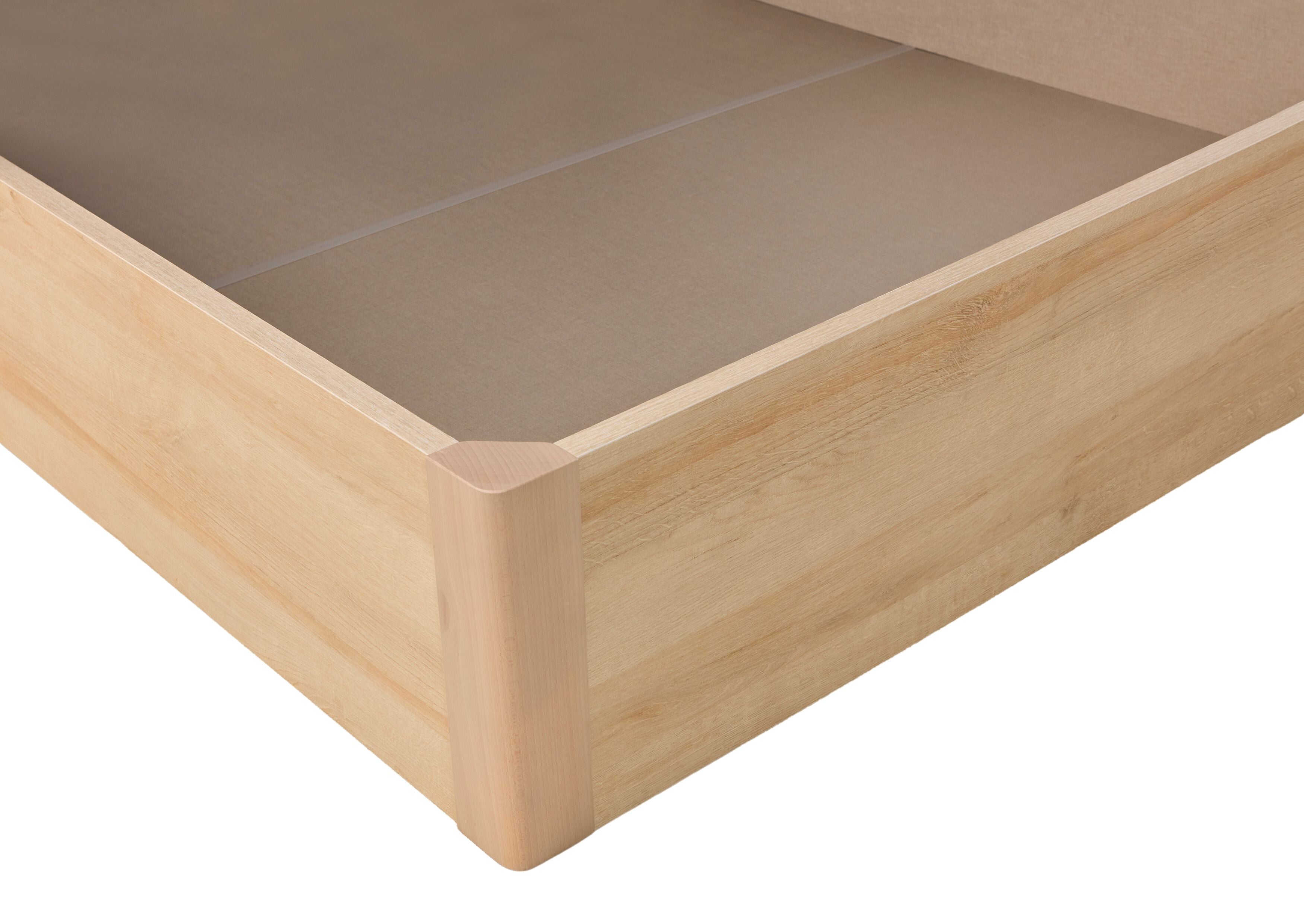 Canapé abatible de madera Marmota - Madera natural Cama 150 x 200 cm Madera natural-5
