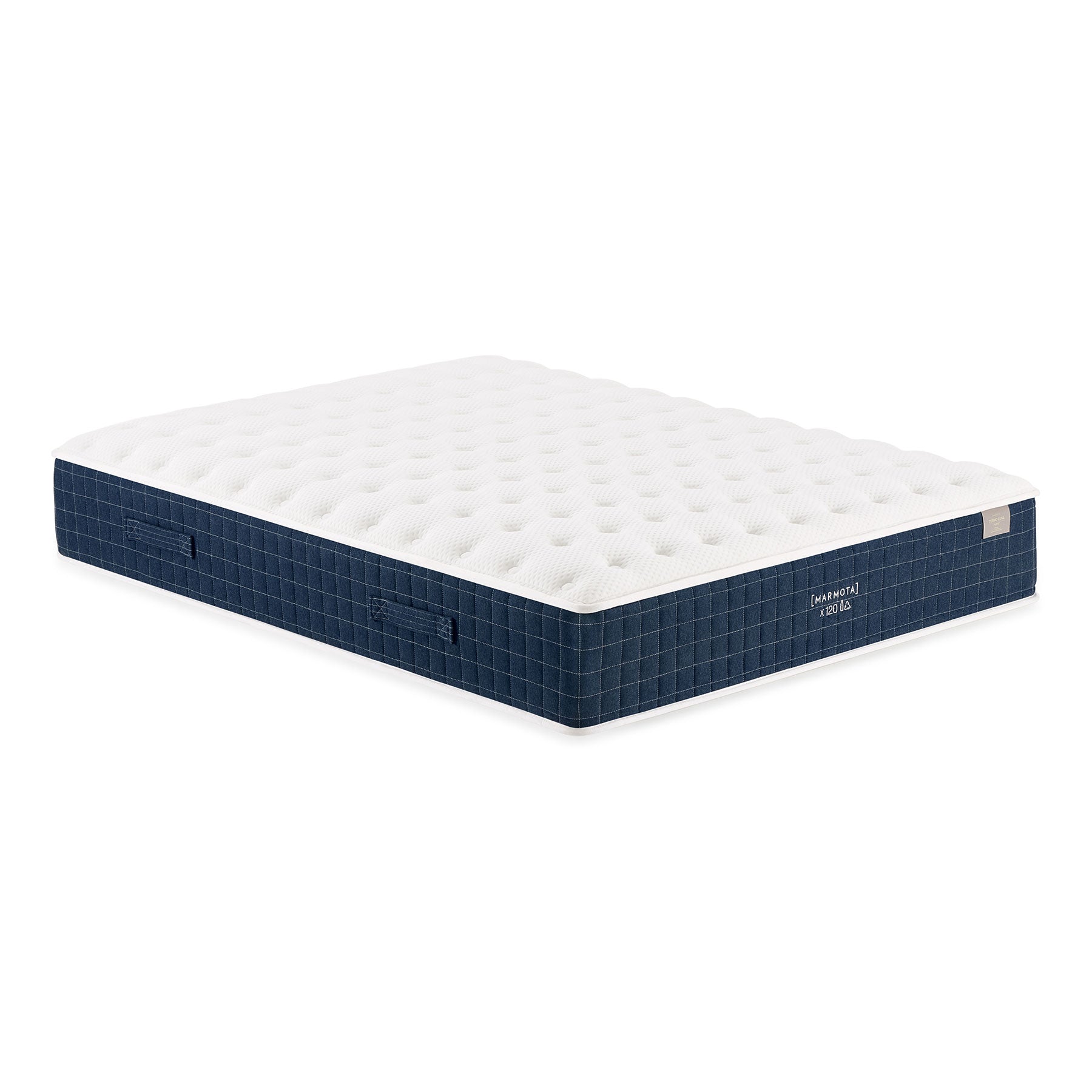 Colchón Muelle Ensacado Termo Luxe Hybrid Marmota - Blanco Cama 90 x 190 cm Blanco-3