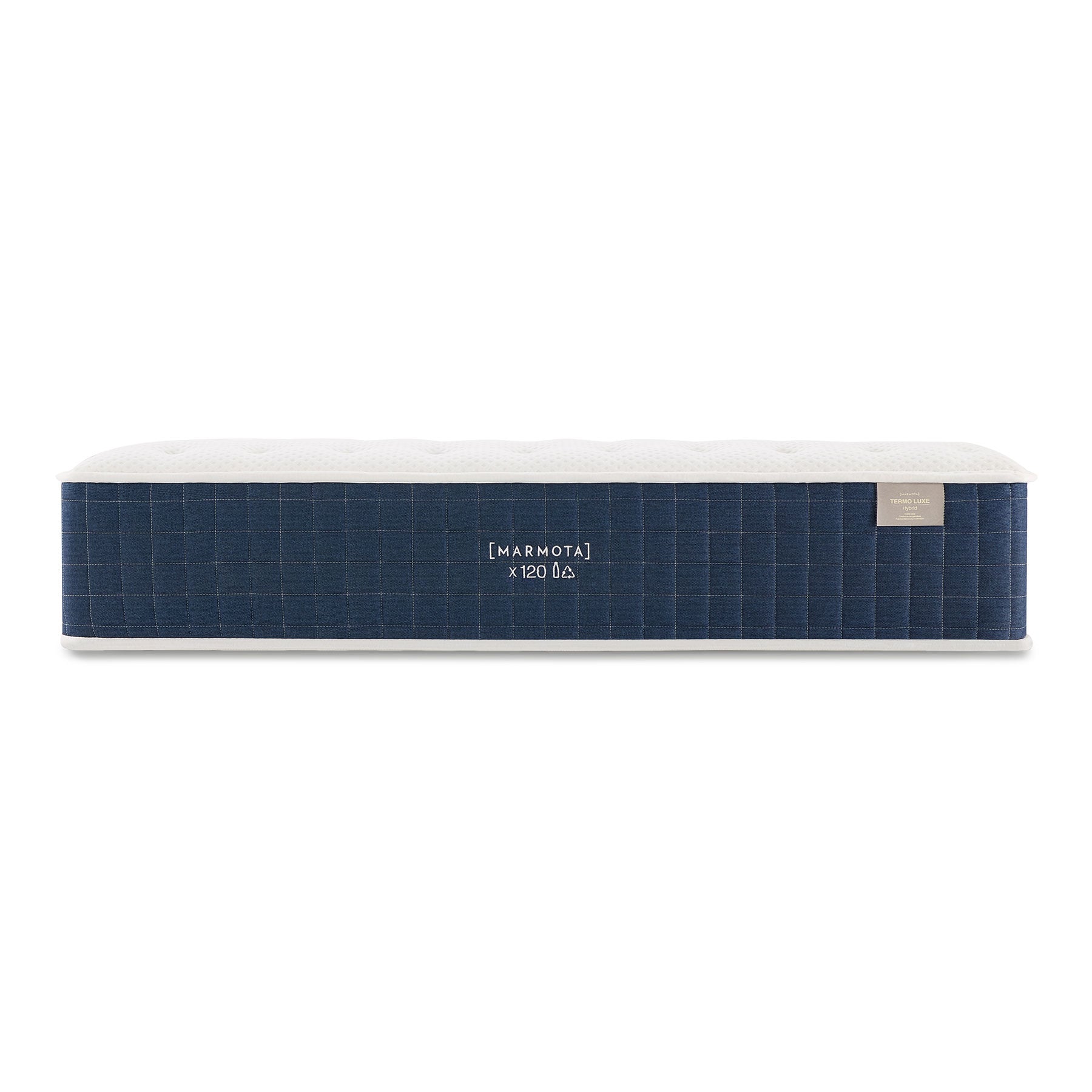 Colchón Muelle Ensacado Termo Luxe Hybrid Marmota - Blanco Cama 90 x 190 cm Blanco-5