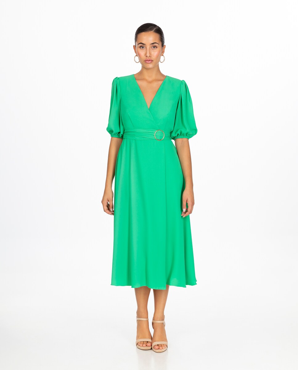 Vestido midi envolvente · Sonia Peña · El Corte Inglés