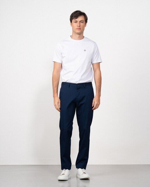 Imagen 0 de Pantalón chino de hombre slim fit marino