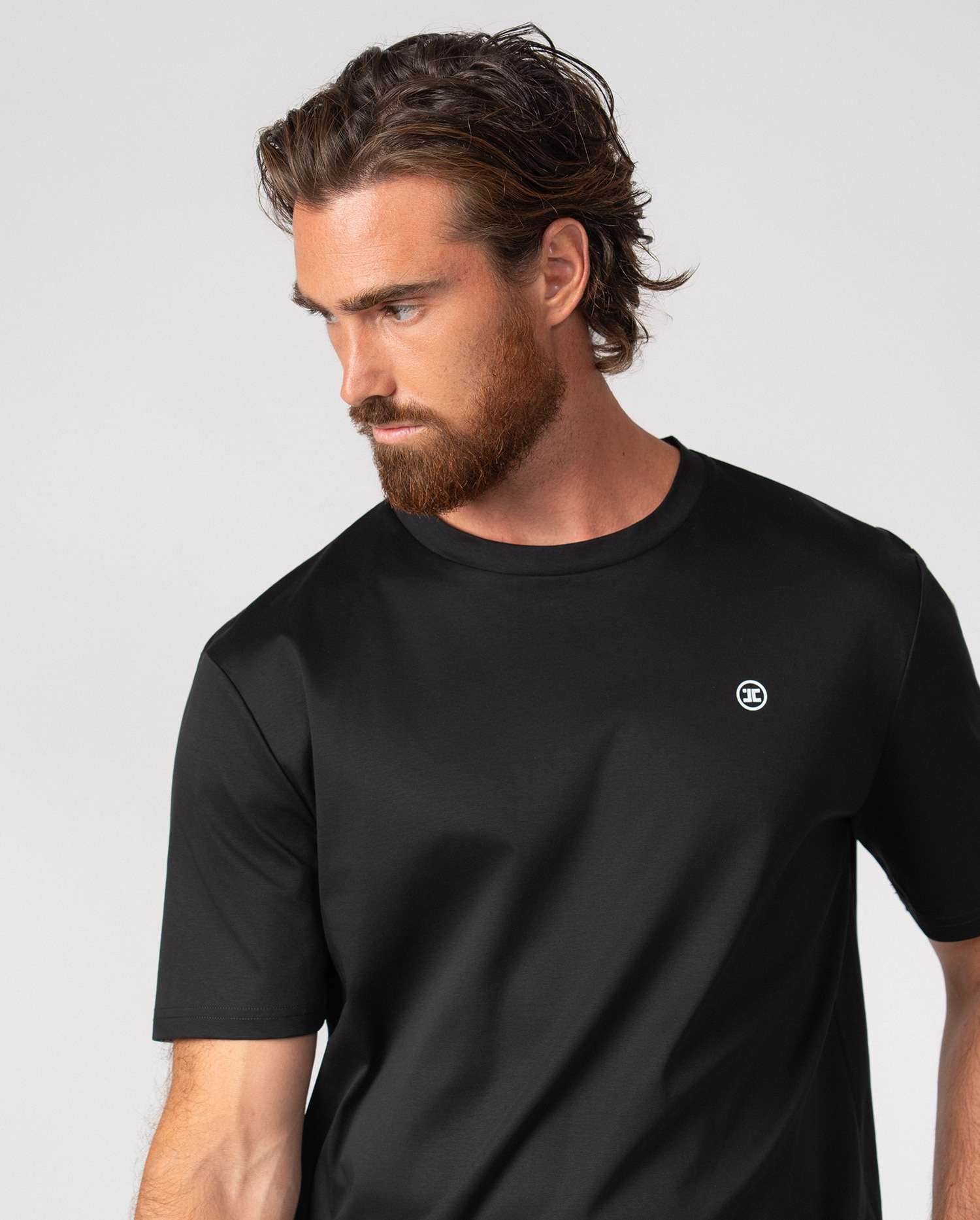 Imagen 2 de Camiseta de hombre en algodón - Etiem - Negro Negro