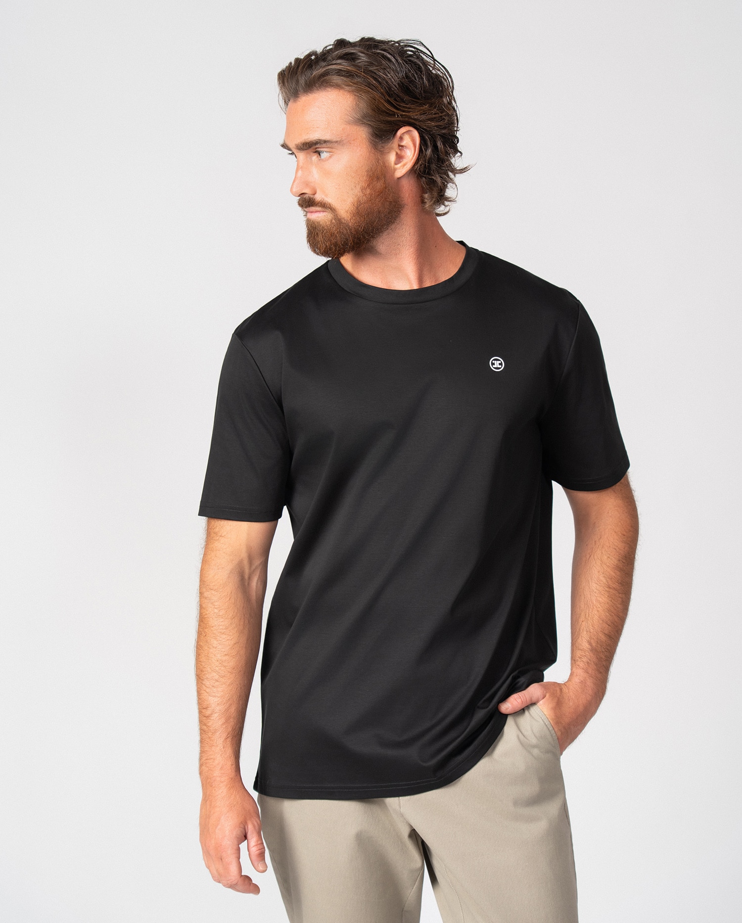 Imagen 3 de Camiseta de hombre en algodón - Etiem - Negro Negro