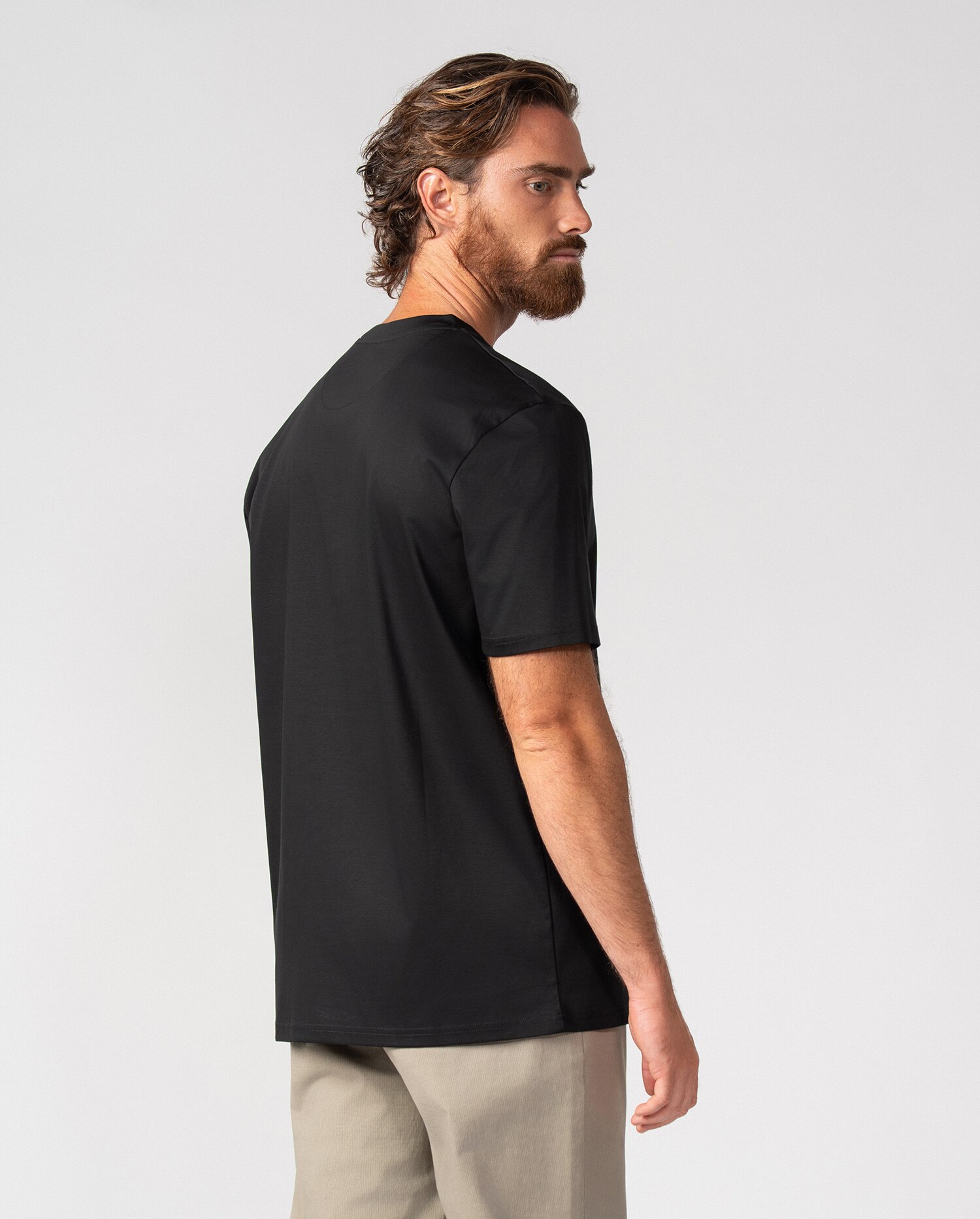 Imagen 6 de Camiseta de hombre en algodón - Etiem - Negro Negro