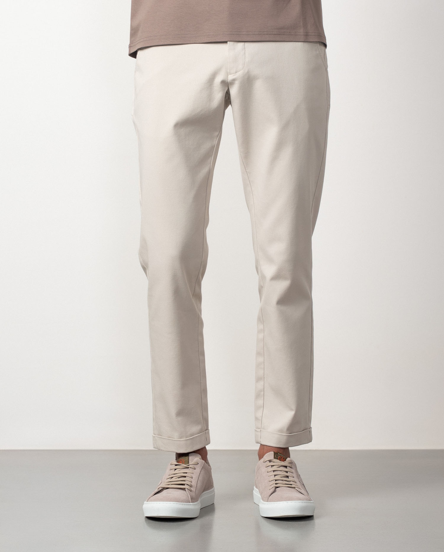 Pantalón de hombre de algodón elástico - Etiem - Natural Natural-2