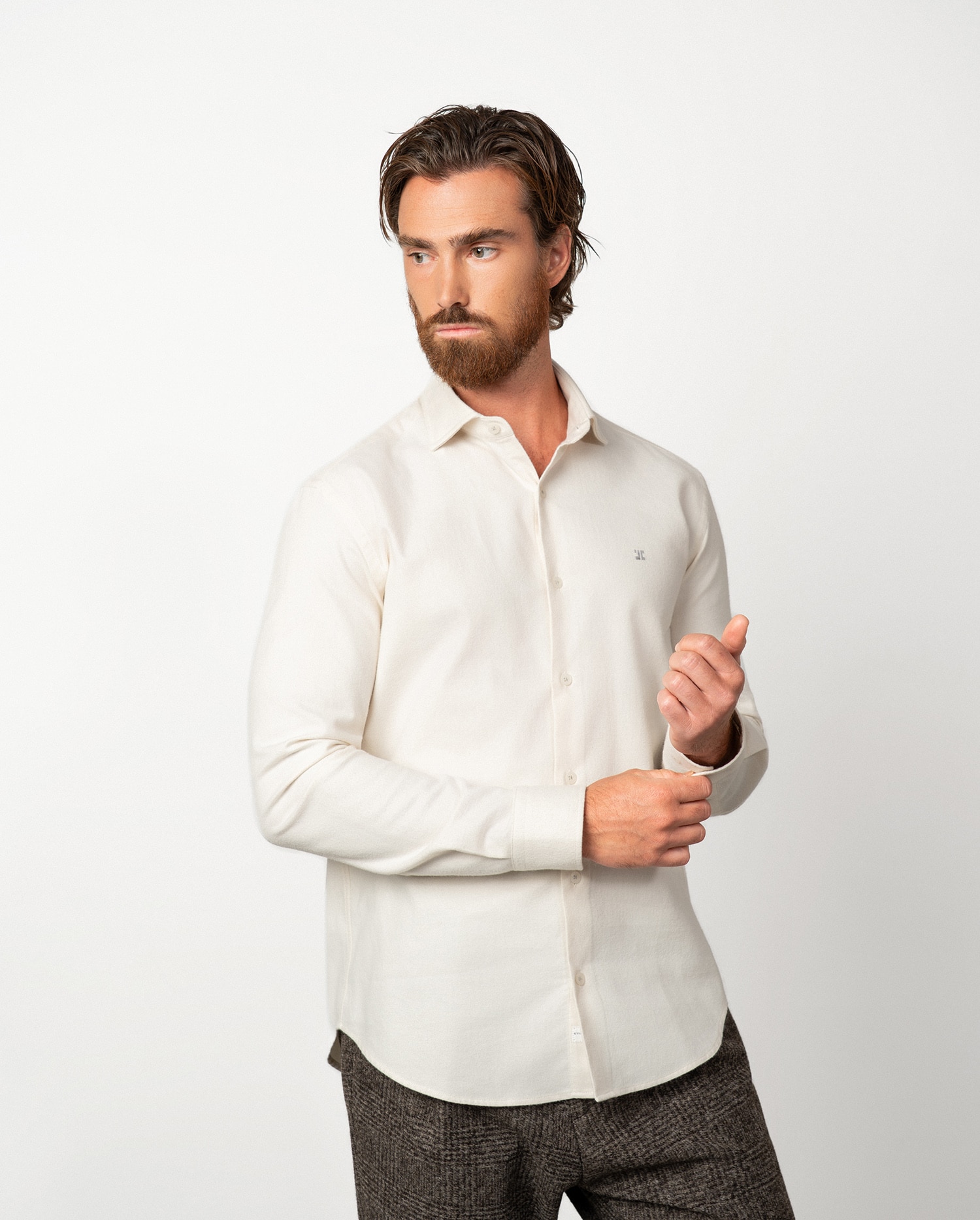 Imagen 2 de Camisa de hombre sport relaxed fit - Etiem - Crudo Crudo