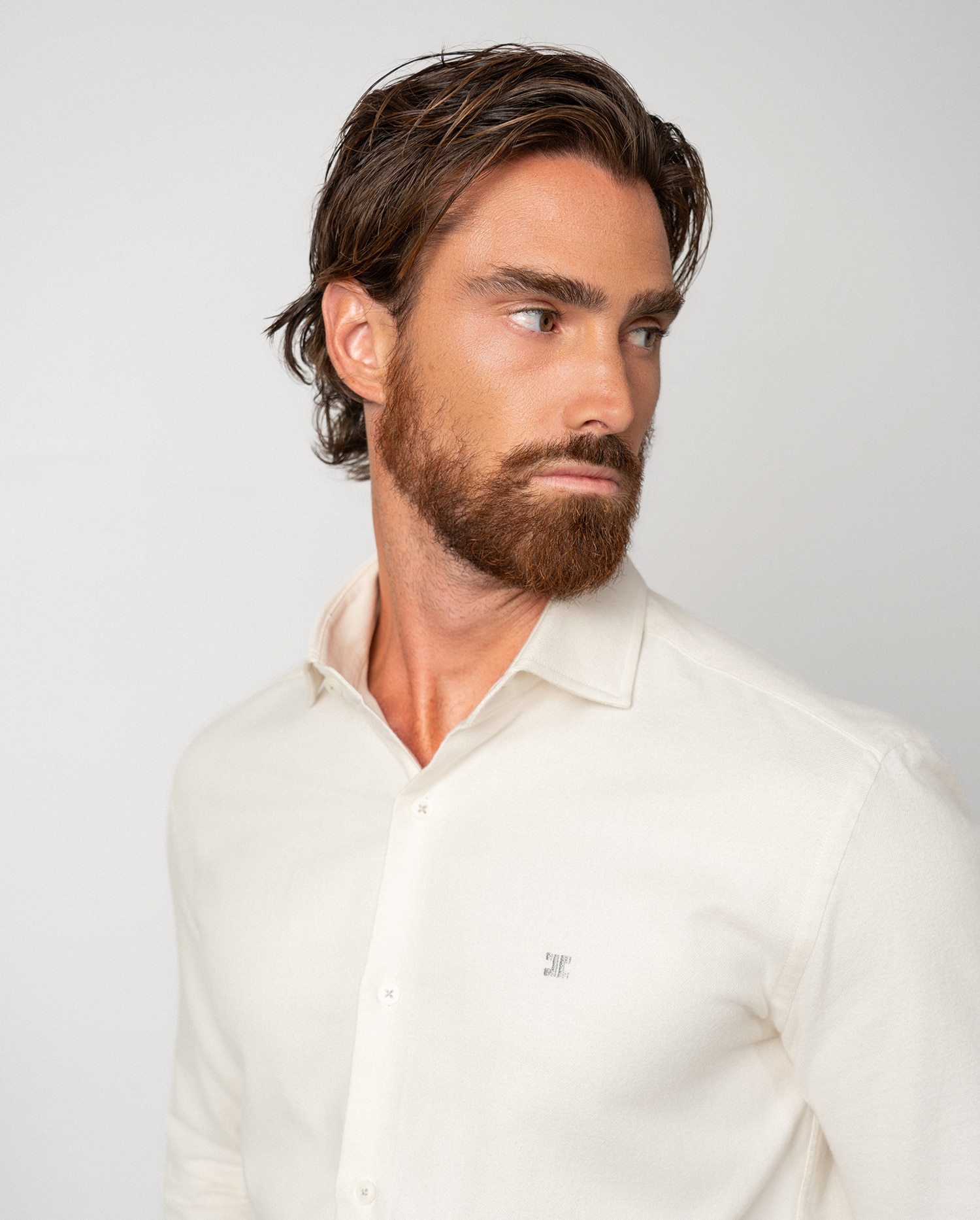 Imagen 7 de Camisa de hombre sport relaxed fit - Etiem - Crudo Crudo