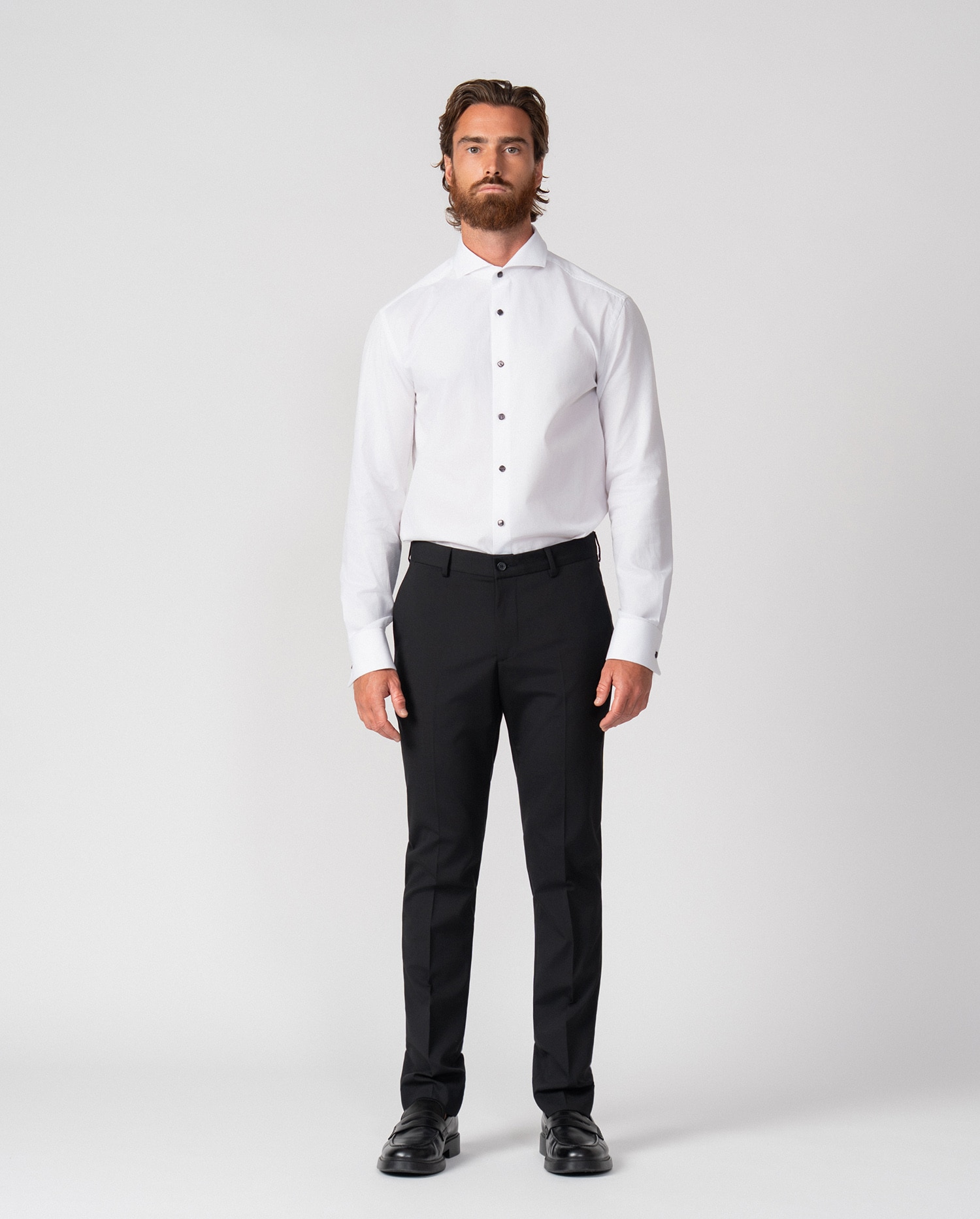 Imagen 0 de Pantalón de hombre en lana Negro