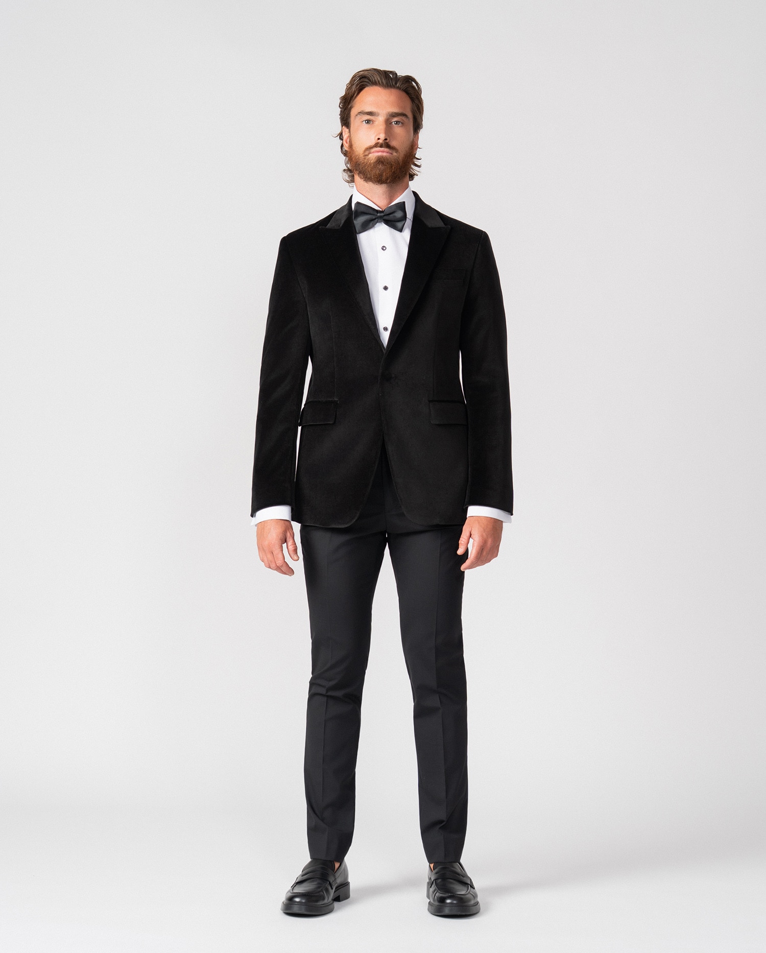 Americana de hombre de terciopelo - Etiem - Negro Negro-6